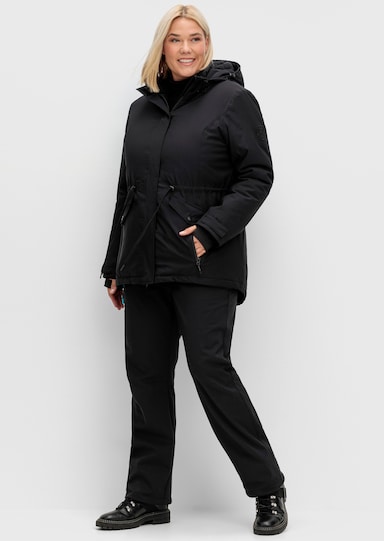 sheego Outdoorjacke - schwarz