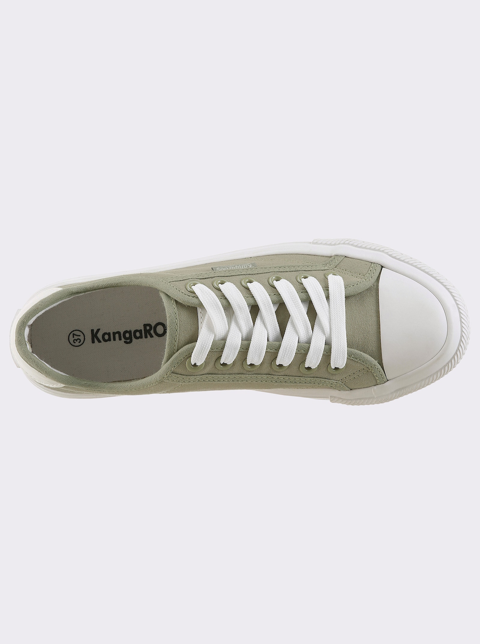KangaROOS Sneaker mit Gummi-Laufsohle - eucalyptus