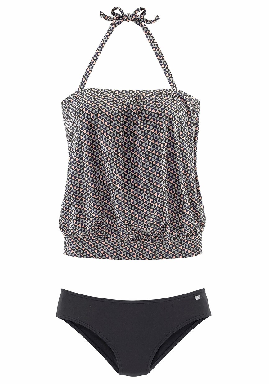 JETTE Tankini in schwarzgrau heine
