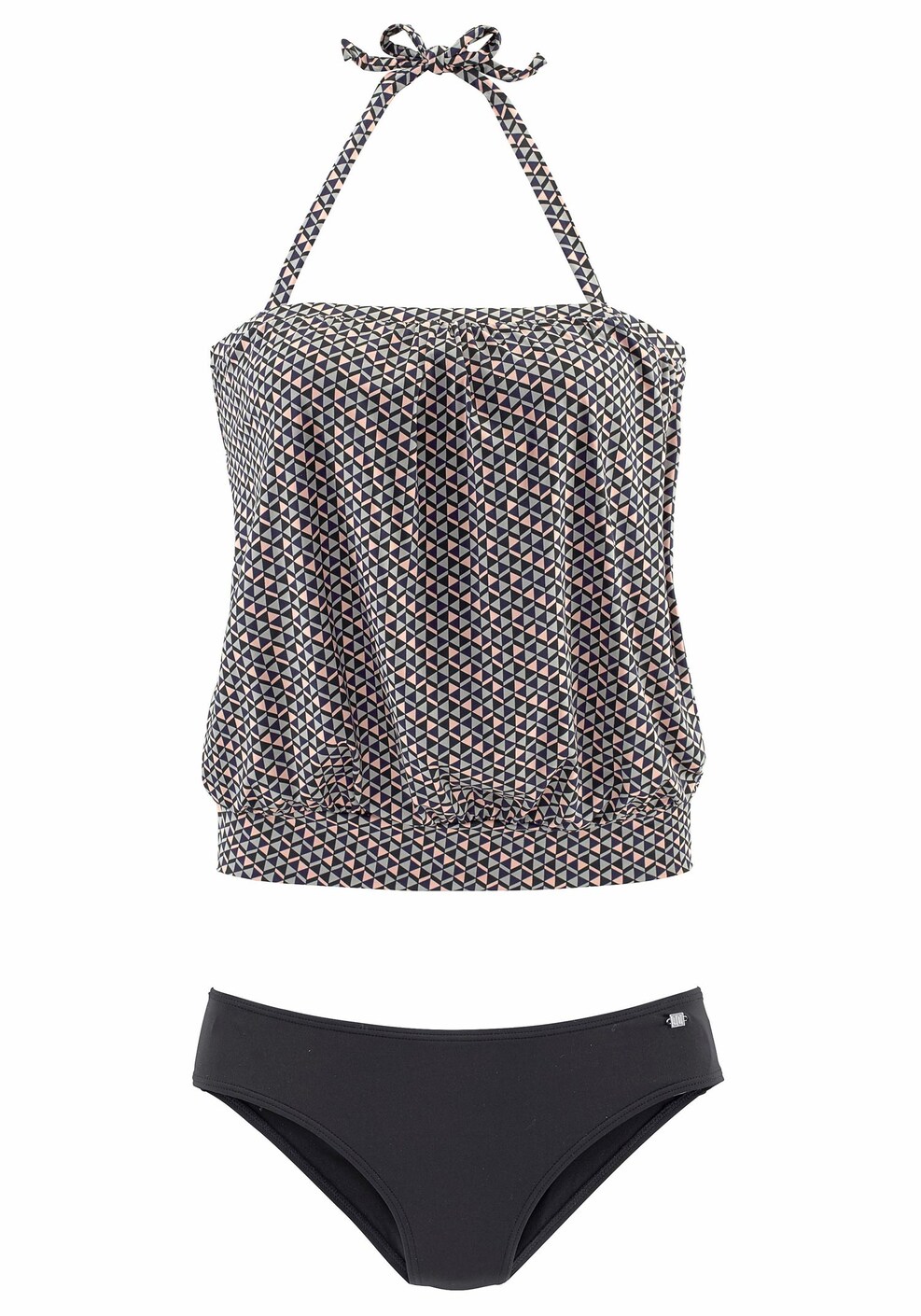 JETTE Tankini in schwarzgrau heine