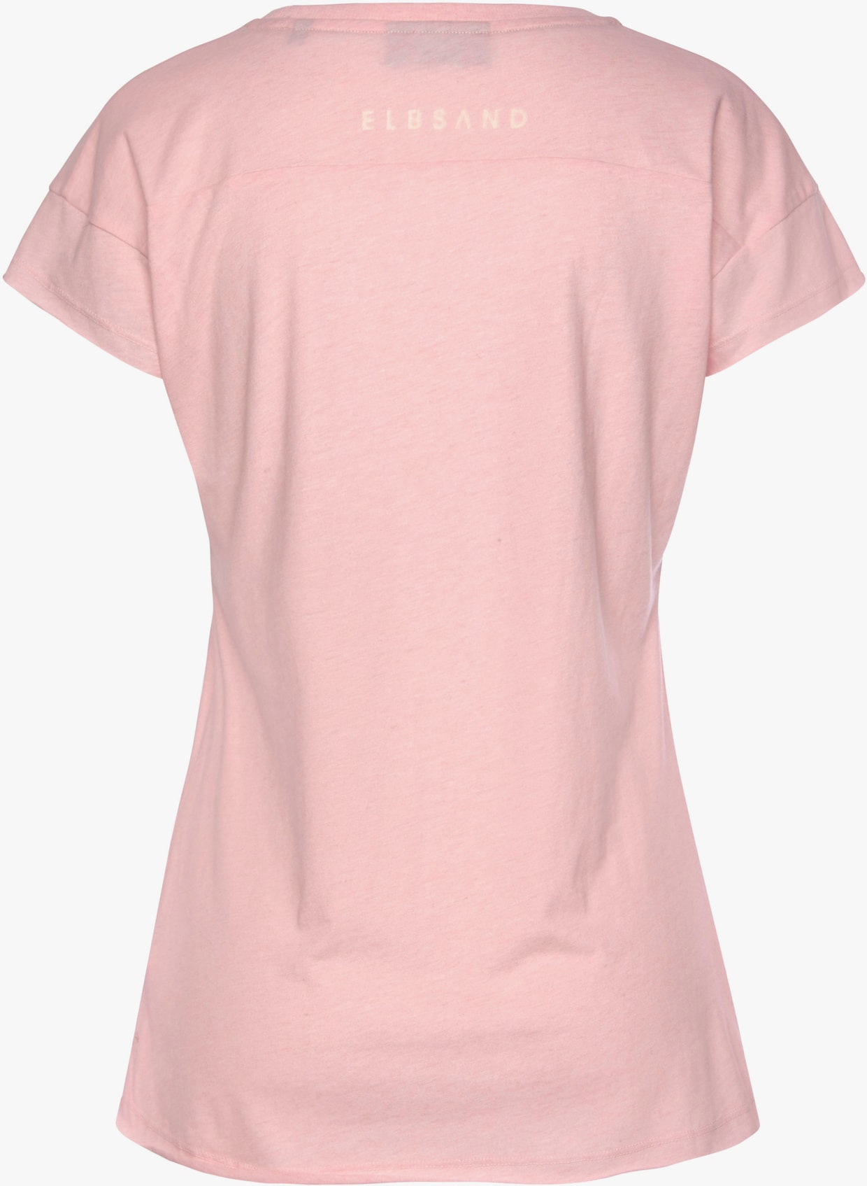 Elbsand T-shirt - roze gemêleerd