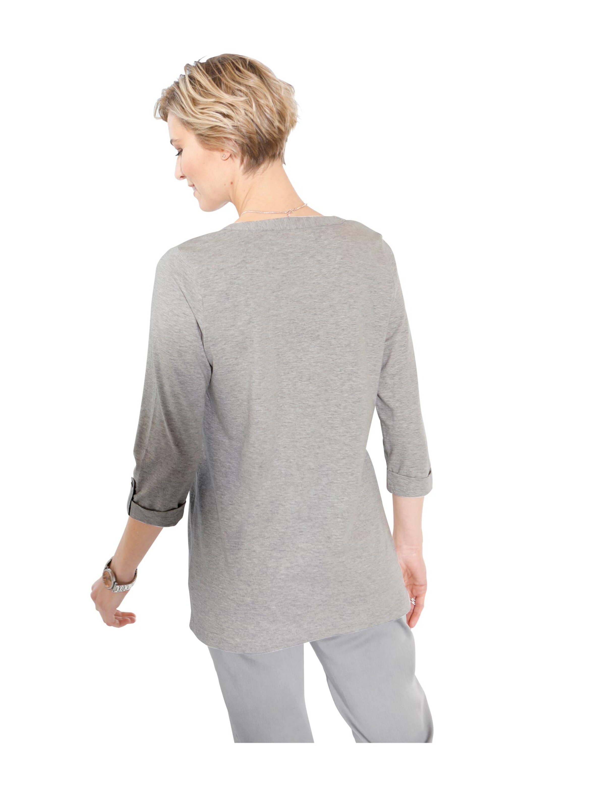 Shirt - grau-meliert