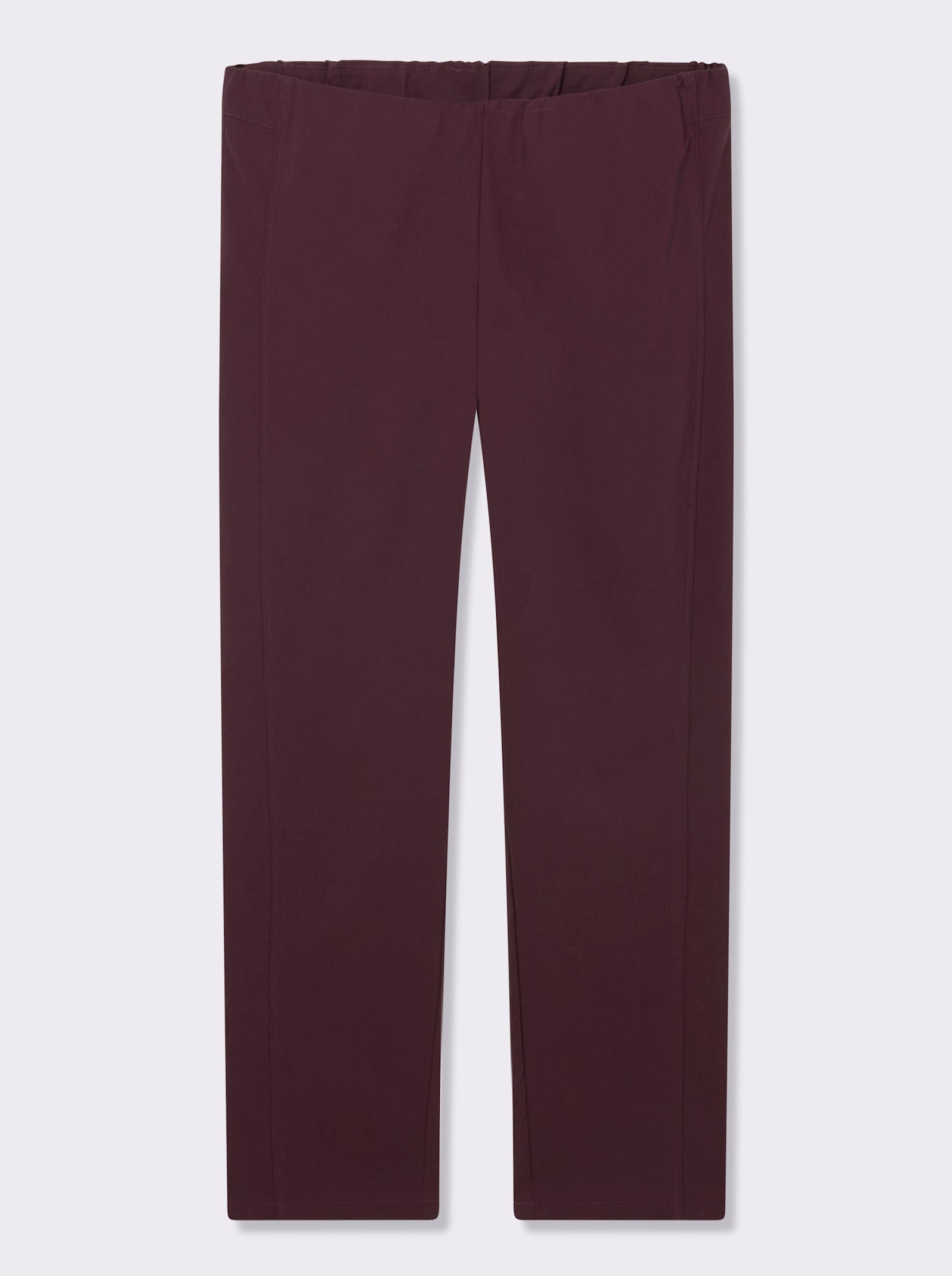 Stehmann Comfort line Hose mit Dehnbund, Viskose-Qualität - weinrot