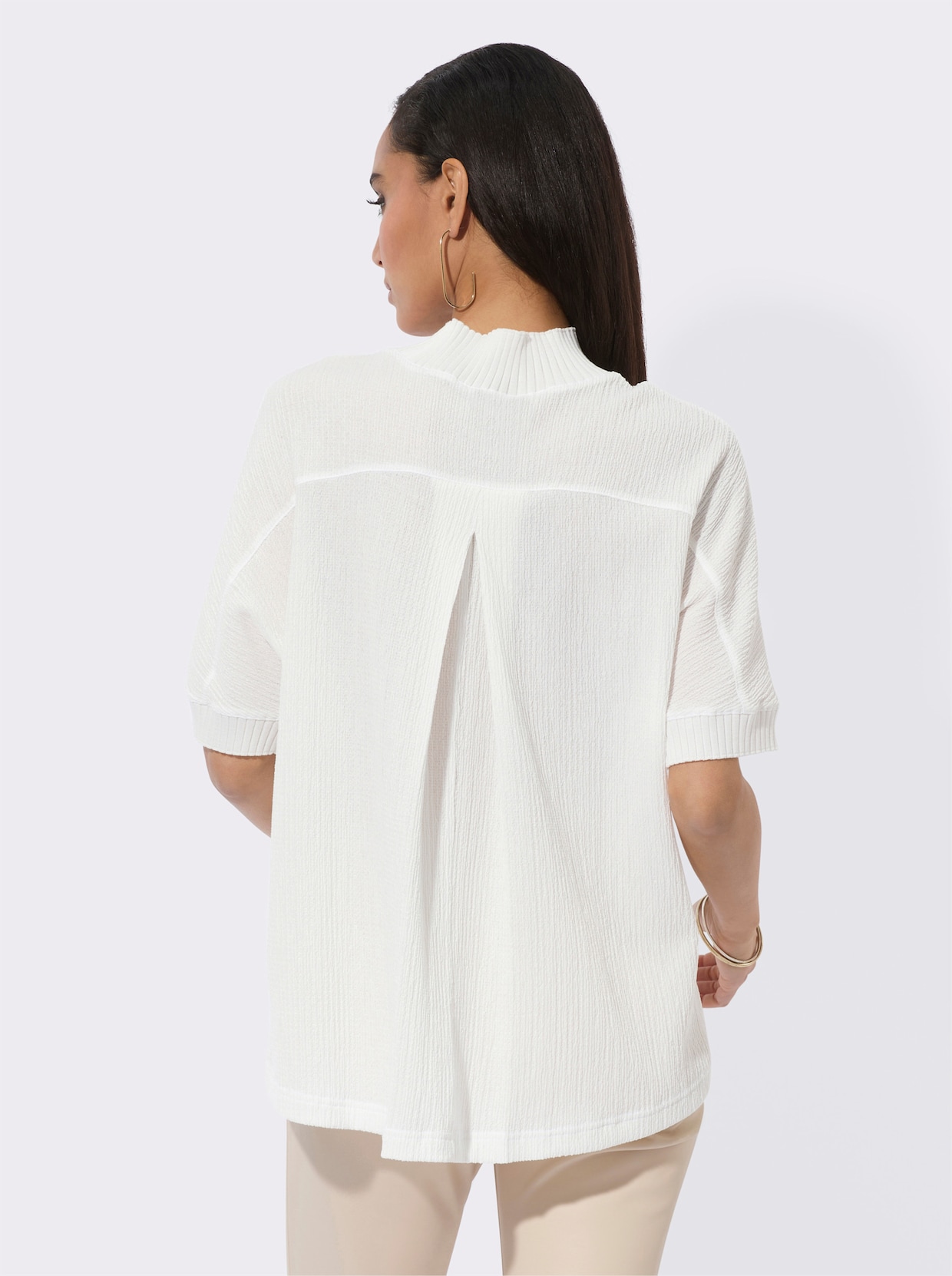 Vleermuisshirt - ecru