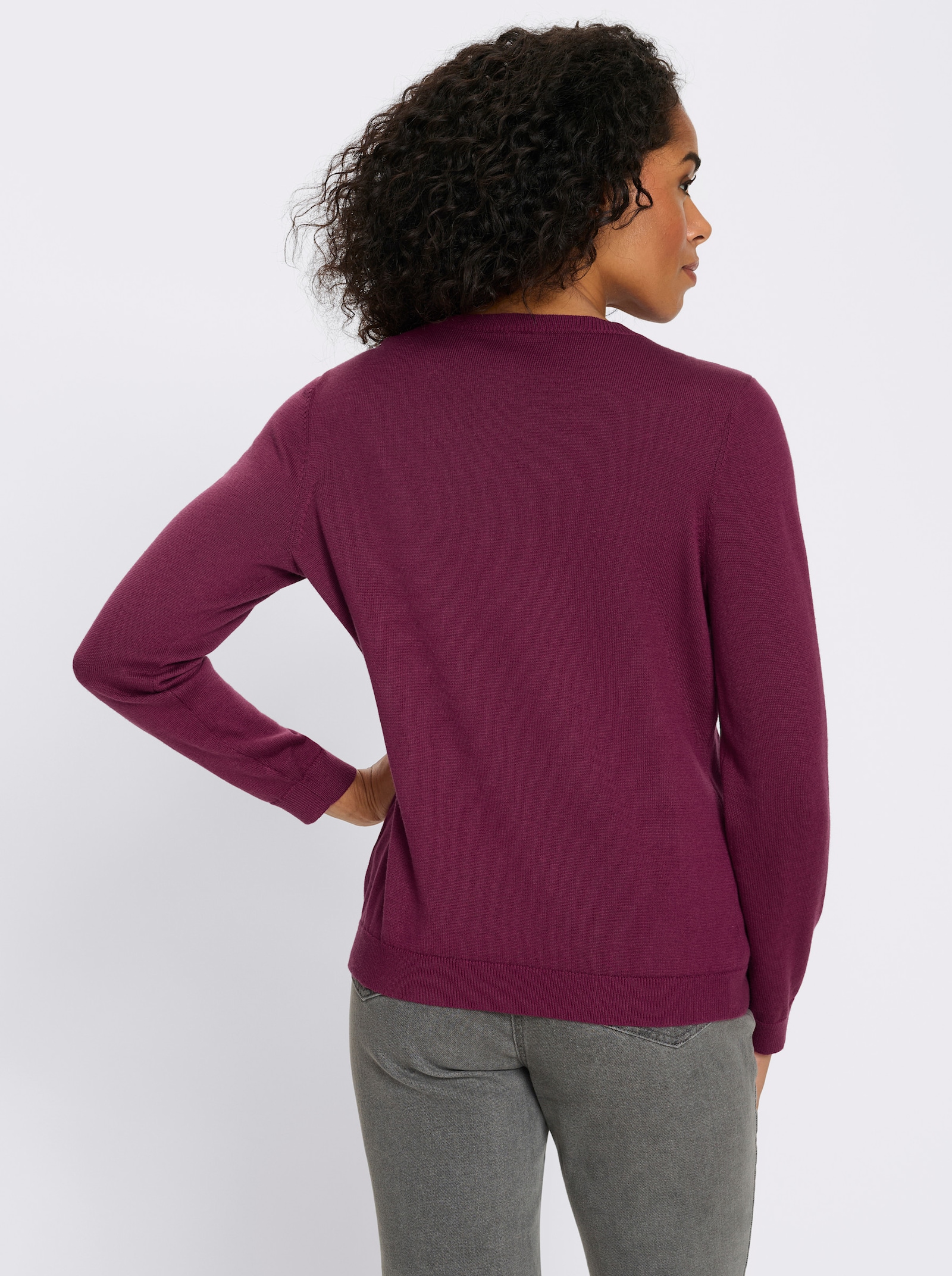 Pullover mit 50% Baumwolle - malve