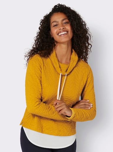 2-in-1-Sweatshirt - ocker