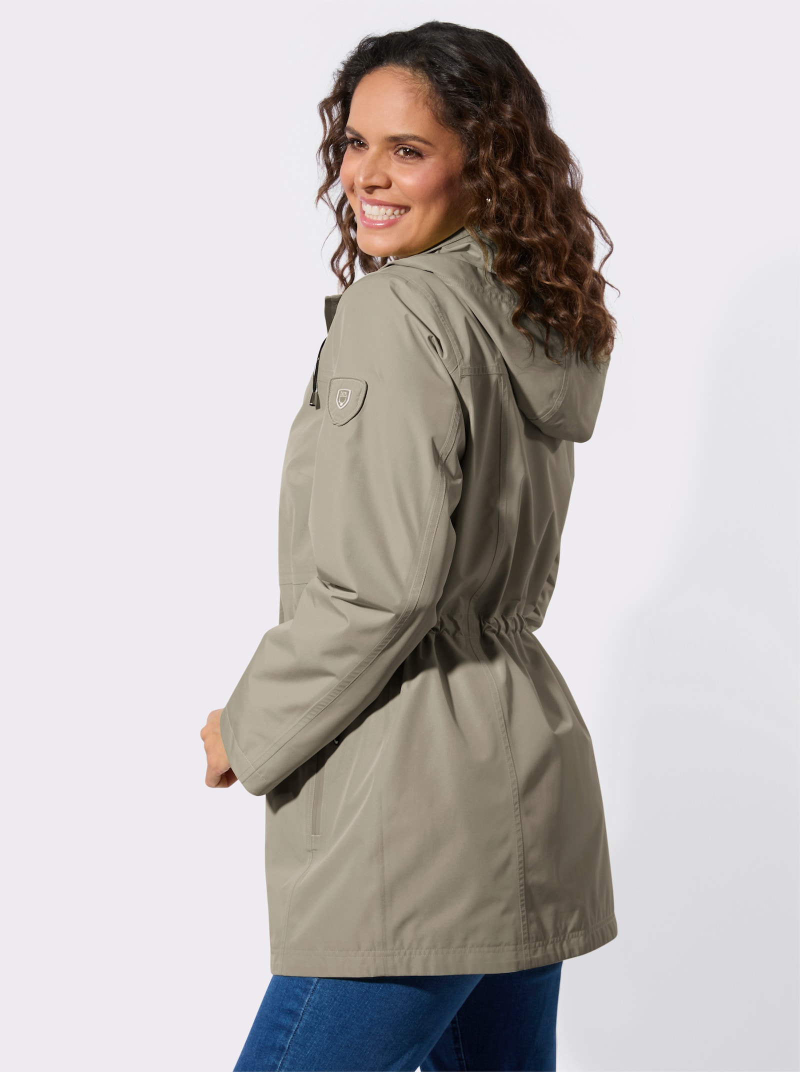 Funktionsjacke in wind- und wasserdichter Qualität - schlamm