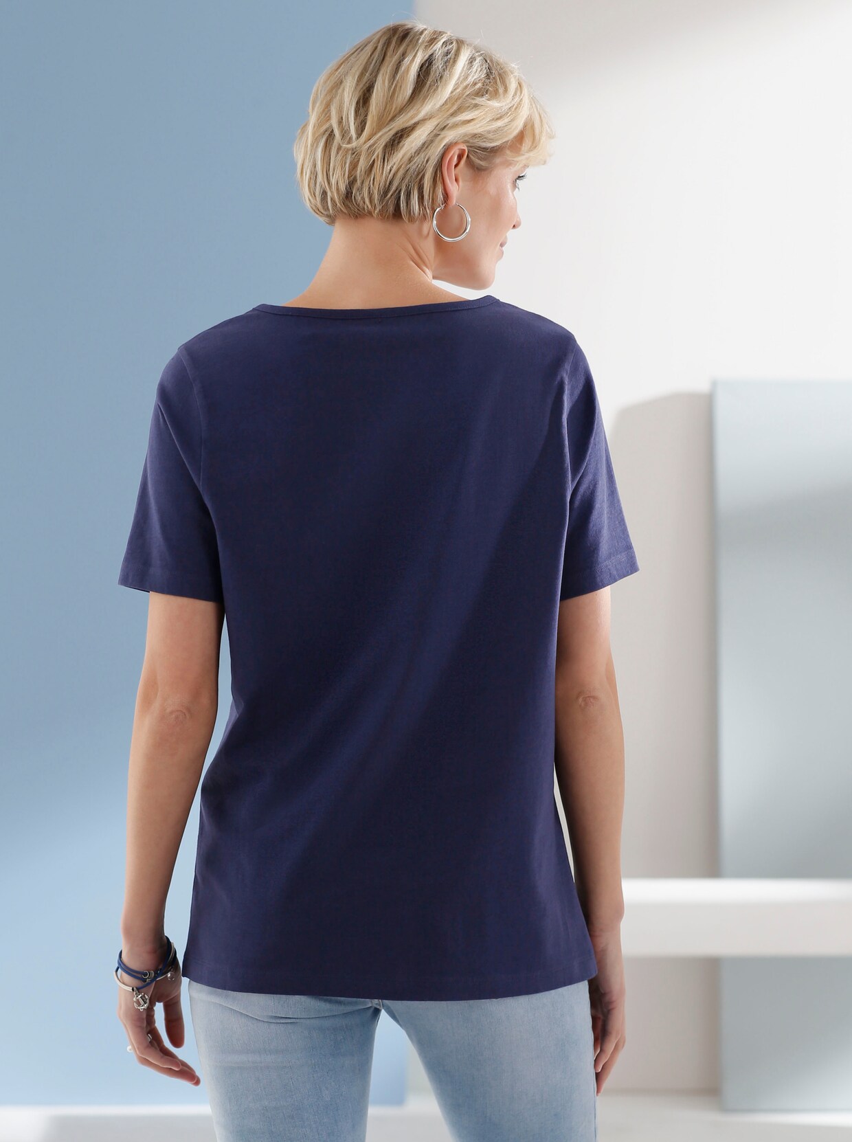 Shirt met print - marine