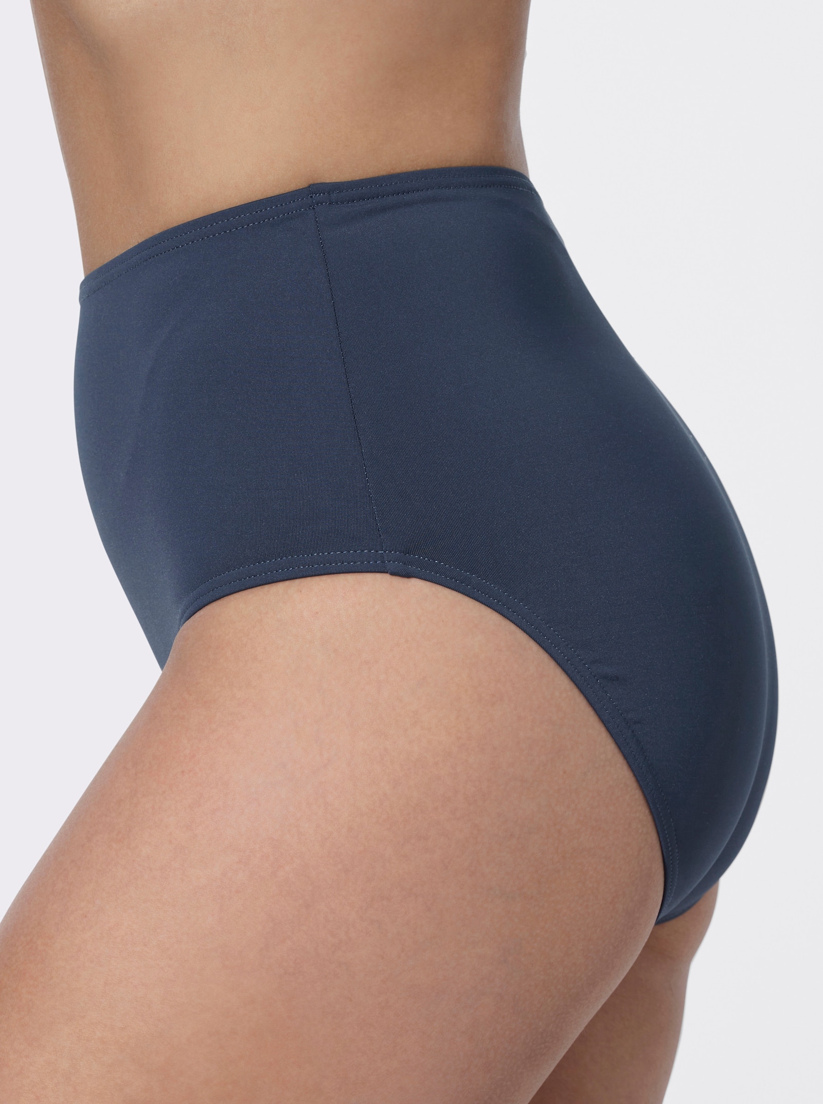 Bikini-Hose mit Dehnbund, figurformend - dunkelblau