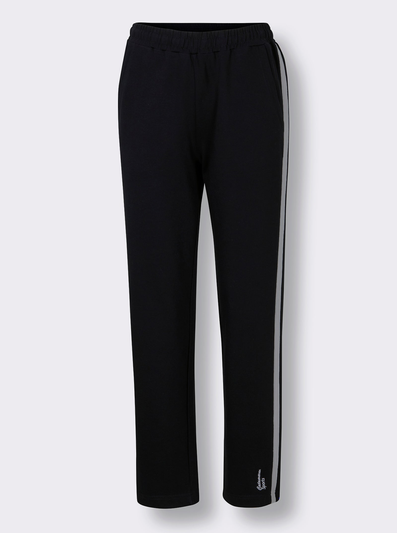 Catamaran Sports Freizeithose mit innenliegendem Zugband - schwarz-hellgrau