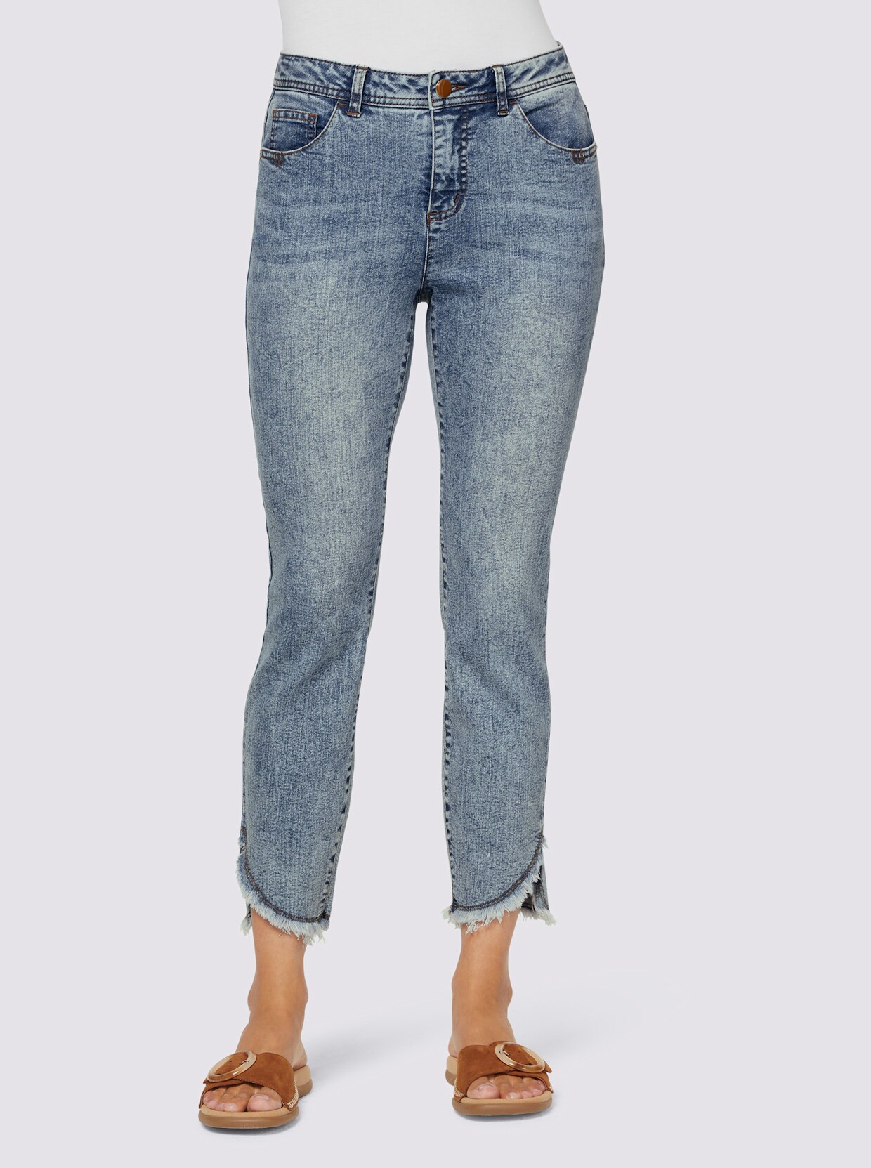 heine Push-up-Jeans - blue-bleached