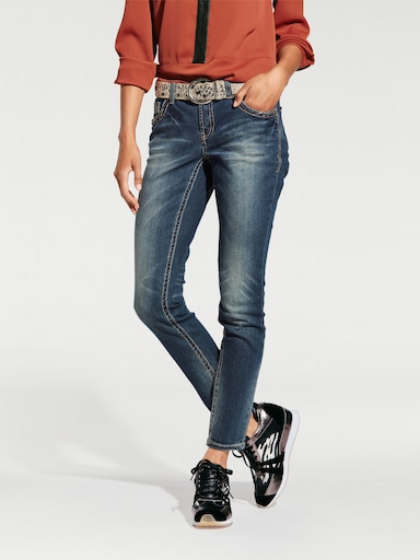 heine Jean skinny - bleu délavé