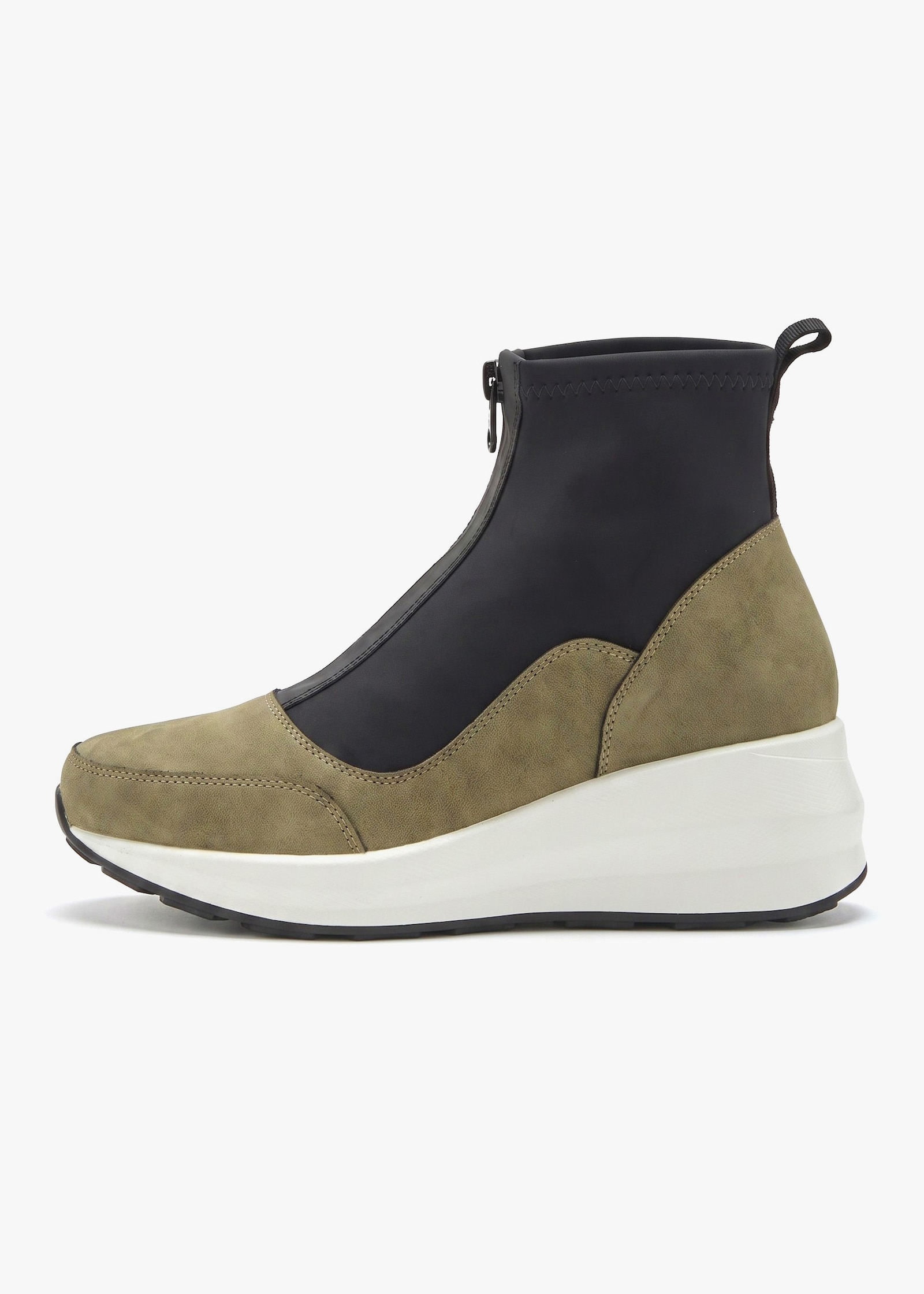 LASCANA Stiefelette - olivfarben