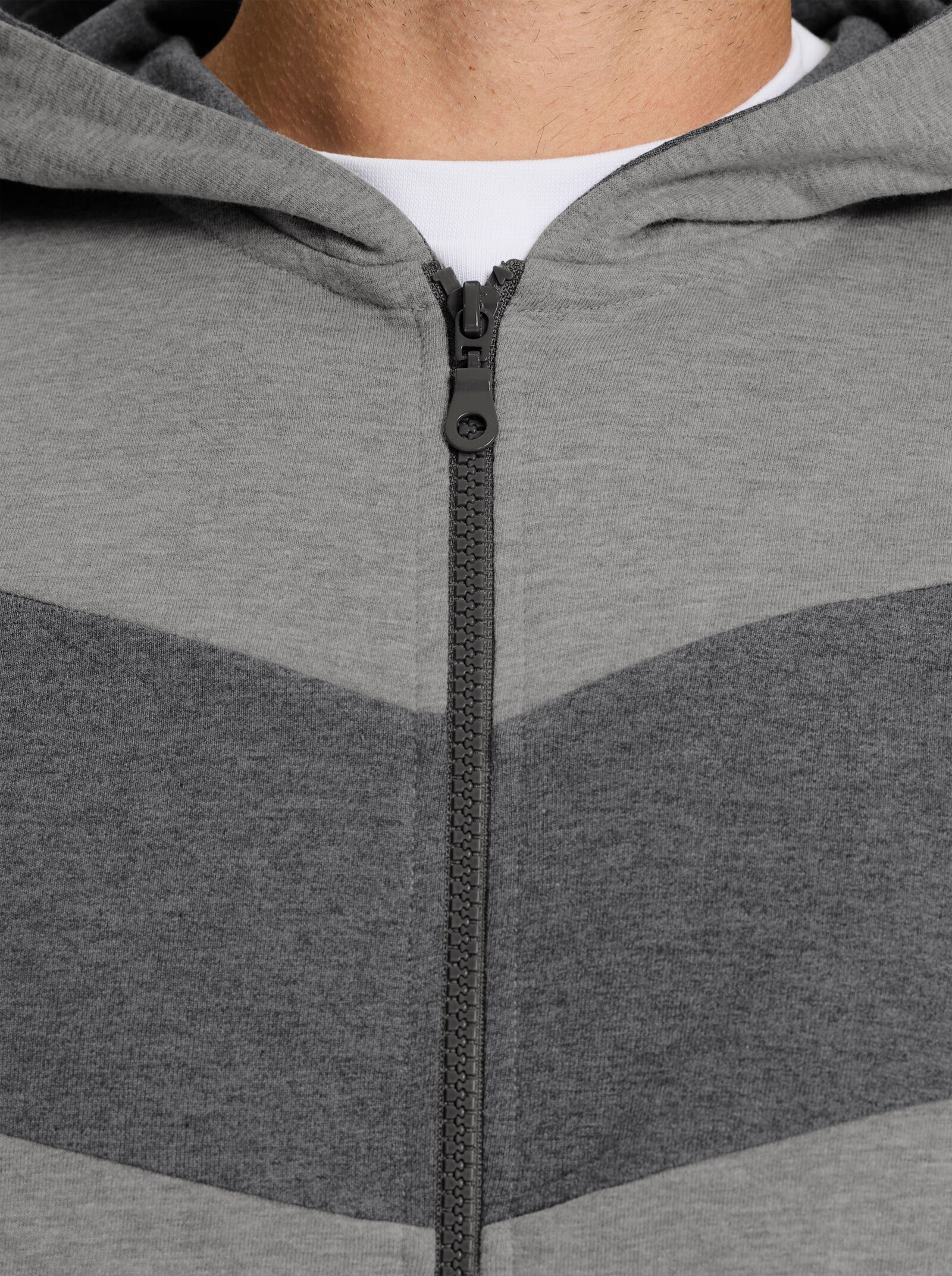 Catamaran Sports Sweatjacke mit Kapuze - grau-anthrazit-meliert