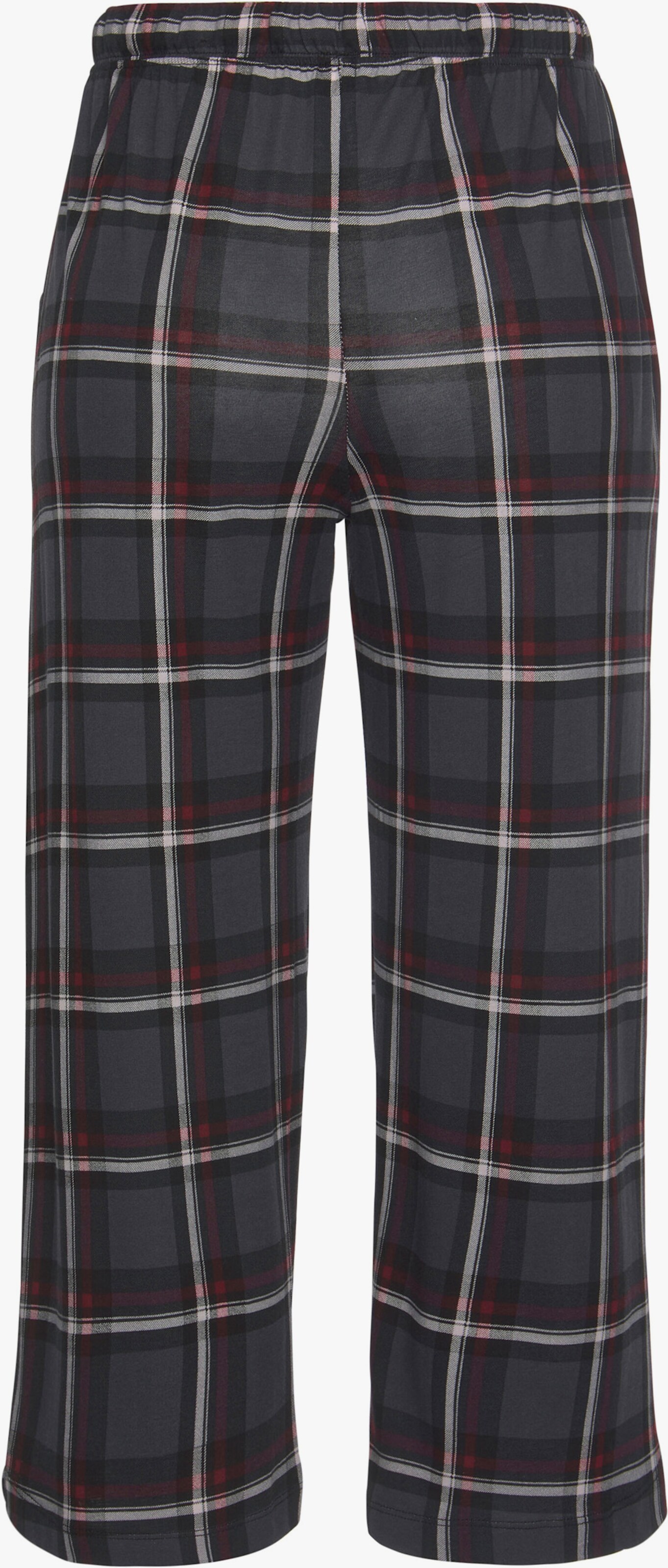 s.Oliver Pyjamahose - bordeaux-kariert