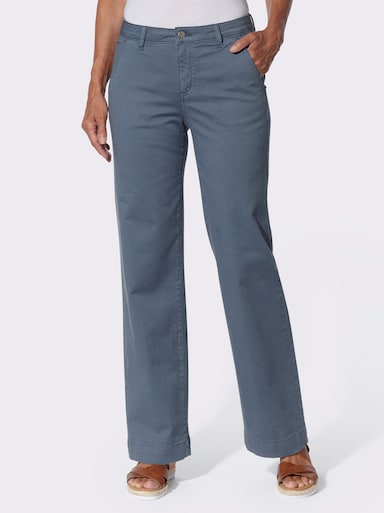 Gerade Jeans in Twill-Qualität - rauchblau