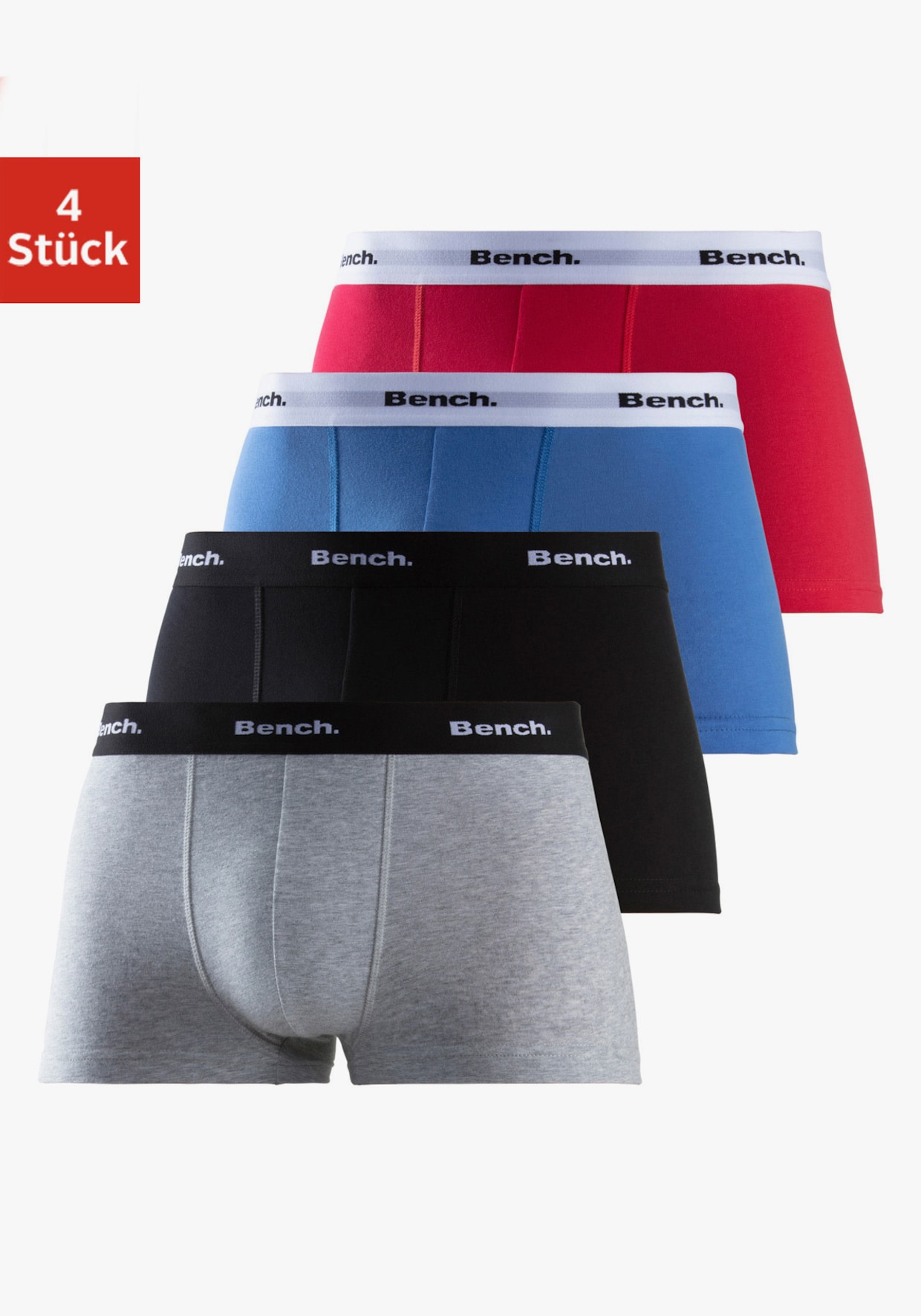 Bench. Hipster - koningsblauw, grijs gemêleerd, rood, zwart