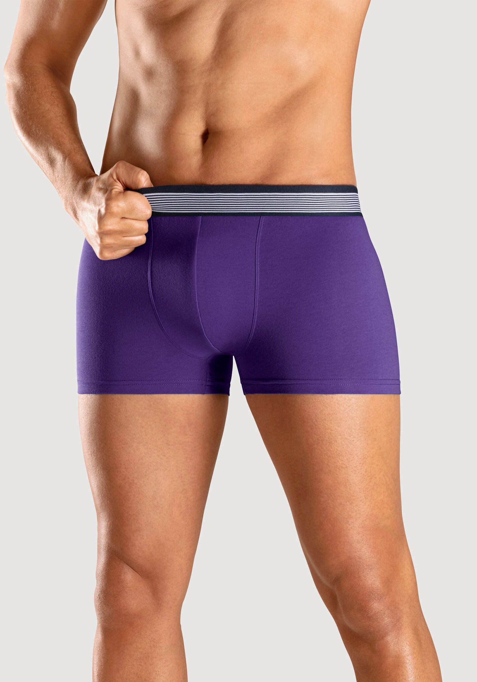 H.I.S Boxer - navy/lila/grijs/blauw