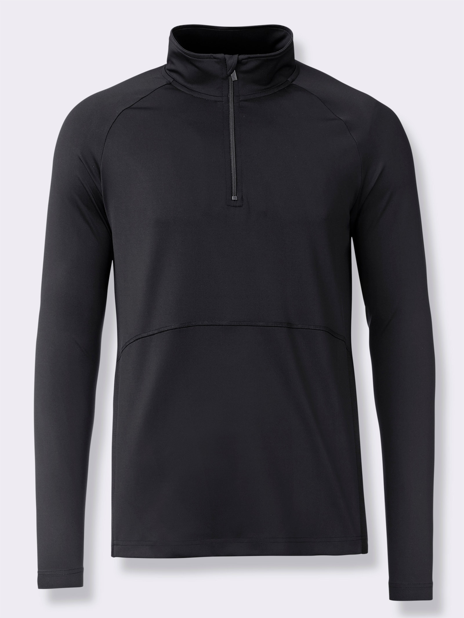 Catamaran Sports Funktionsshirt mit Reißverschluss - schwarz