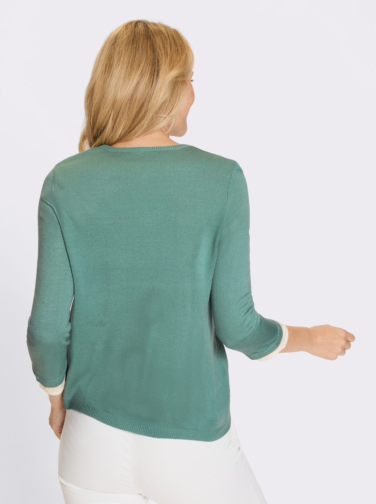 2-in-1-Pullover - salbei
