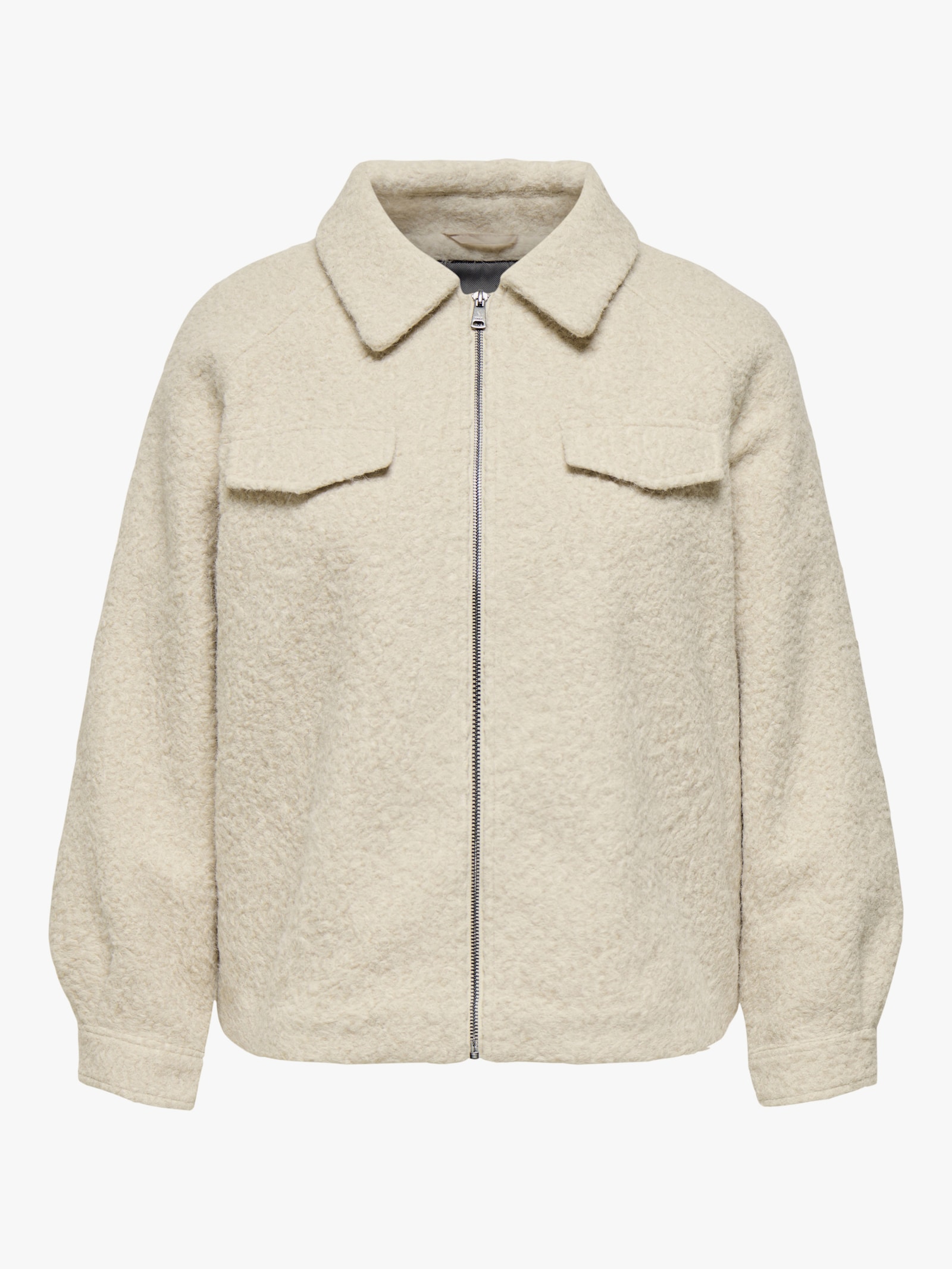 ONLY CARMAKOMA Bouclèjacke - pumice stone detail:melange