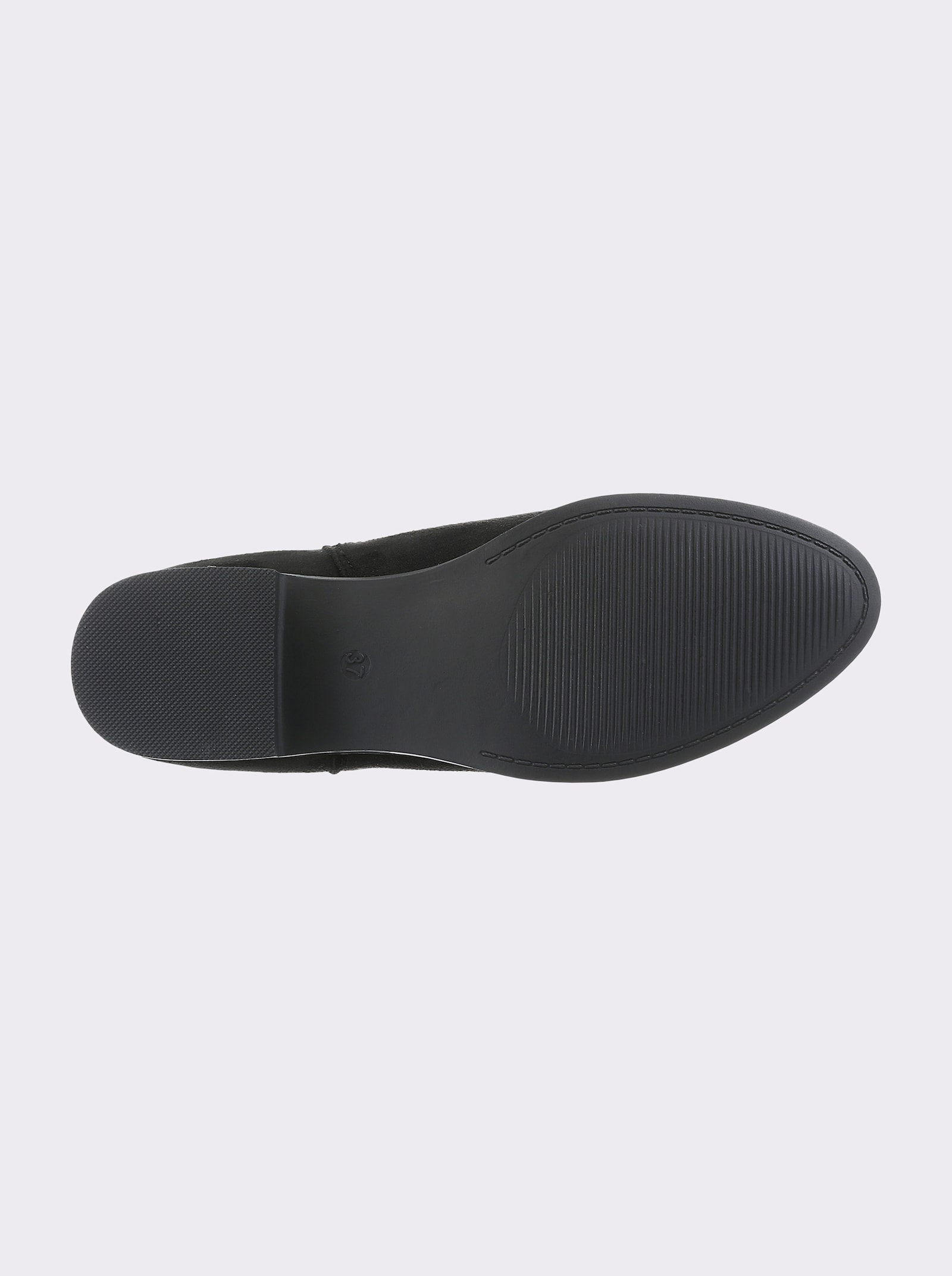 Stiefelette mit elastischen Einsätzen - schwarz