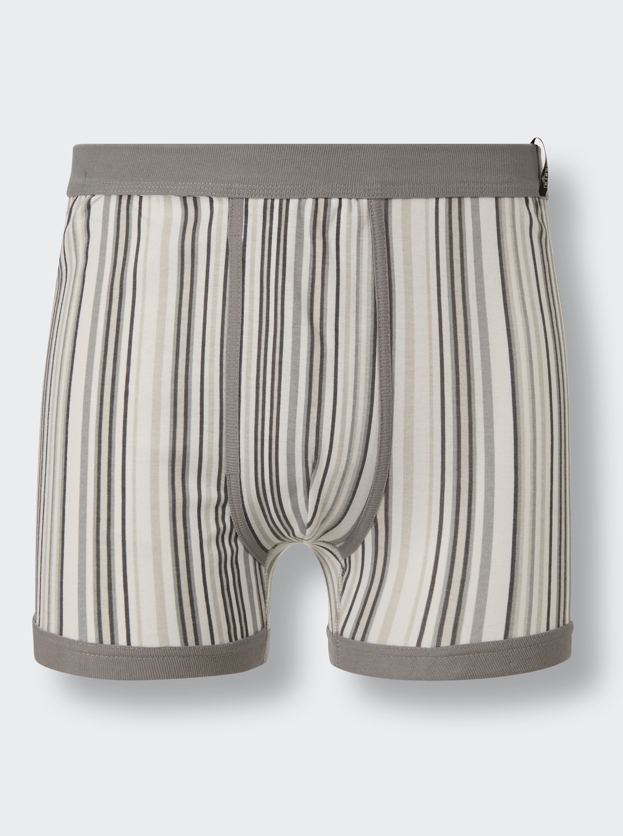 KINGsCLUB Krátke nohavice - Bielo-šedá vytlačiť