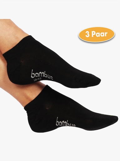 Sneakersocken - schwarz