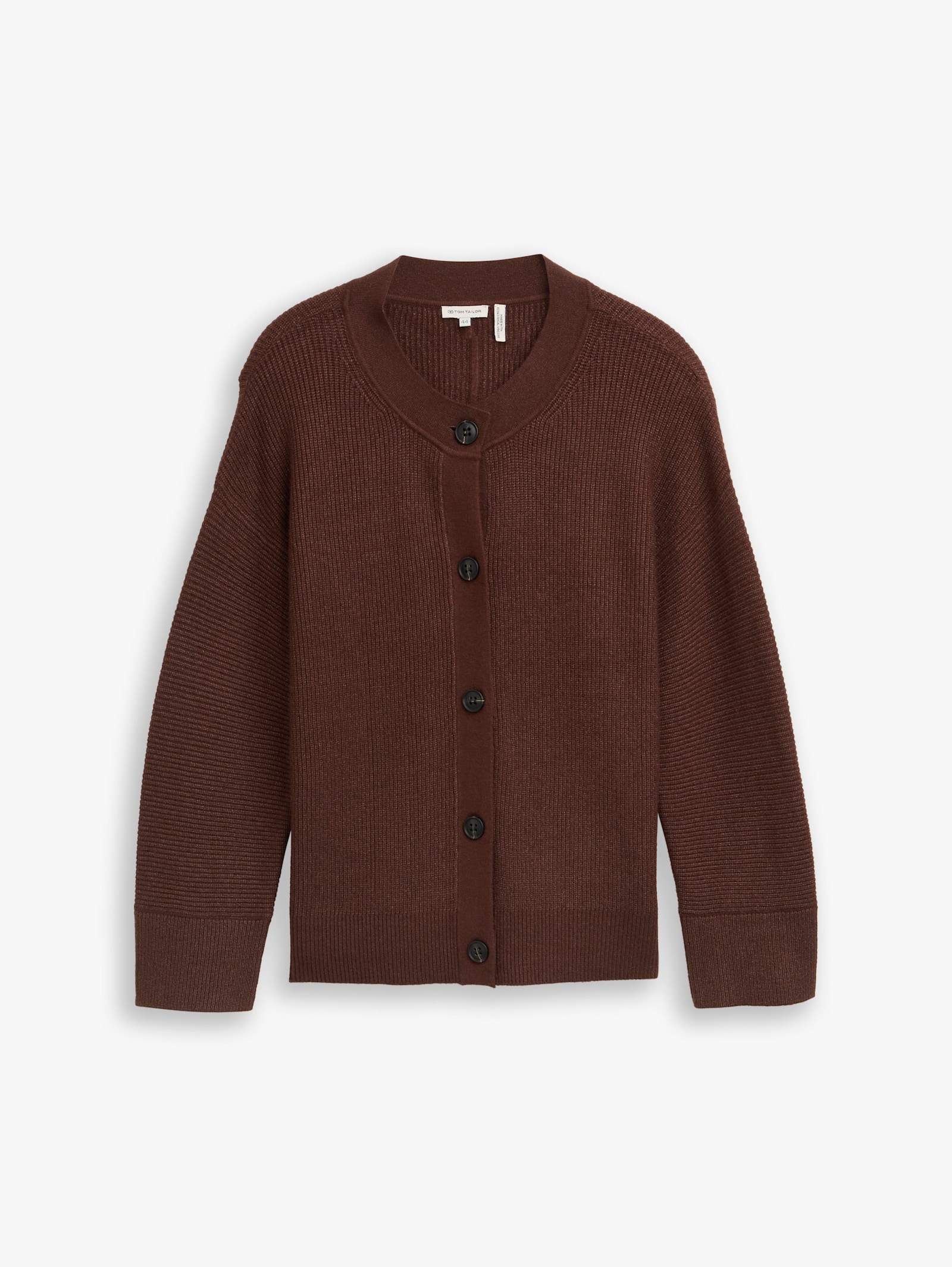 Cardigan - dark pecan brown melange