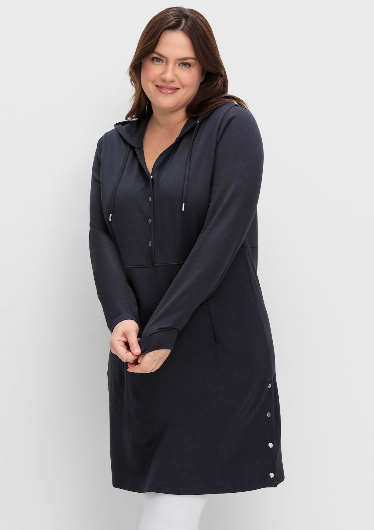 sheego Freizeitkleid - tiefblau