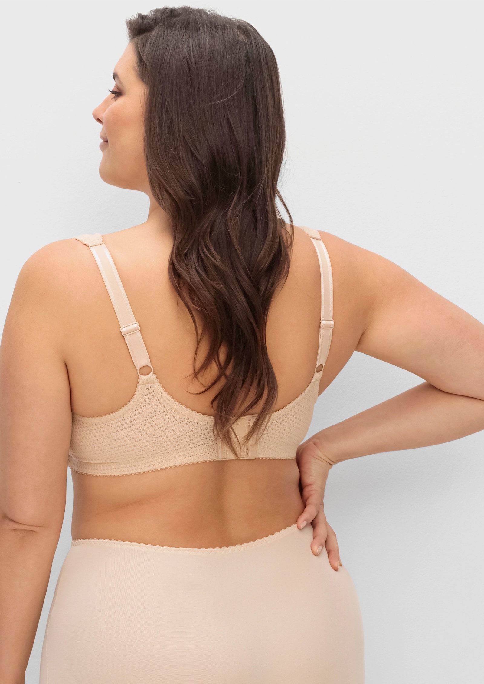 Miss Mary Entlastungs-BH ohne Bügel mit Komfortträgern - elfenbein