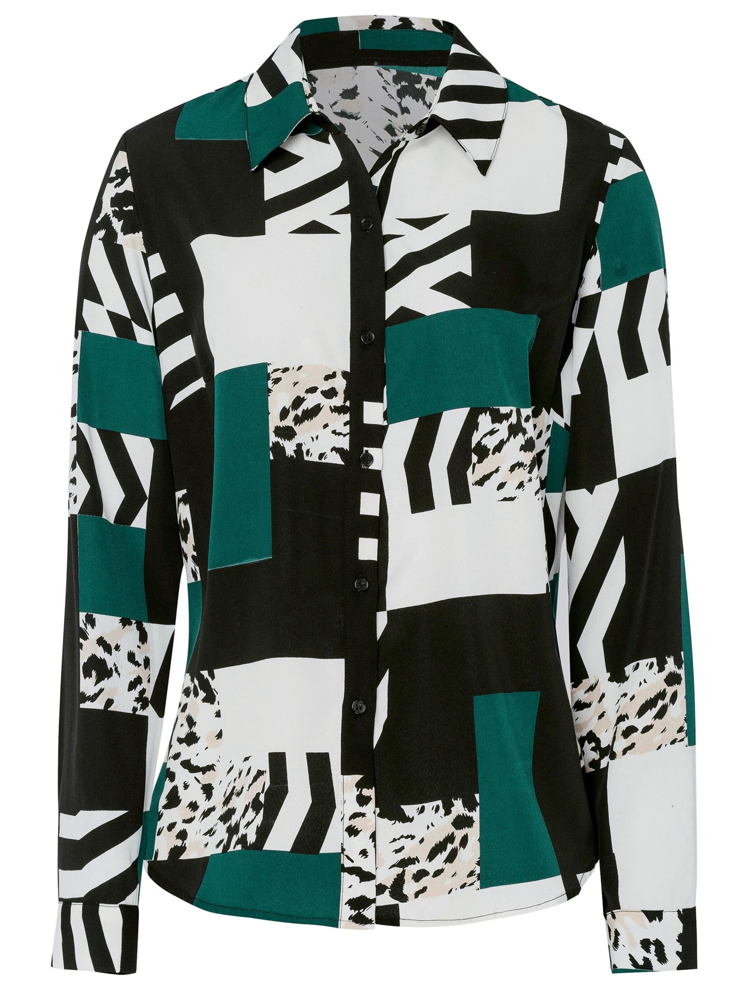 Bluse - tanne-gemustert