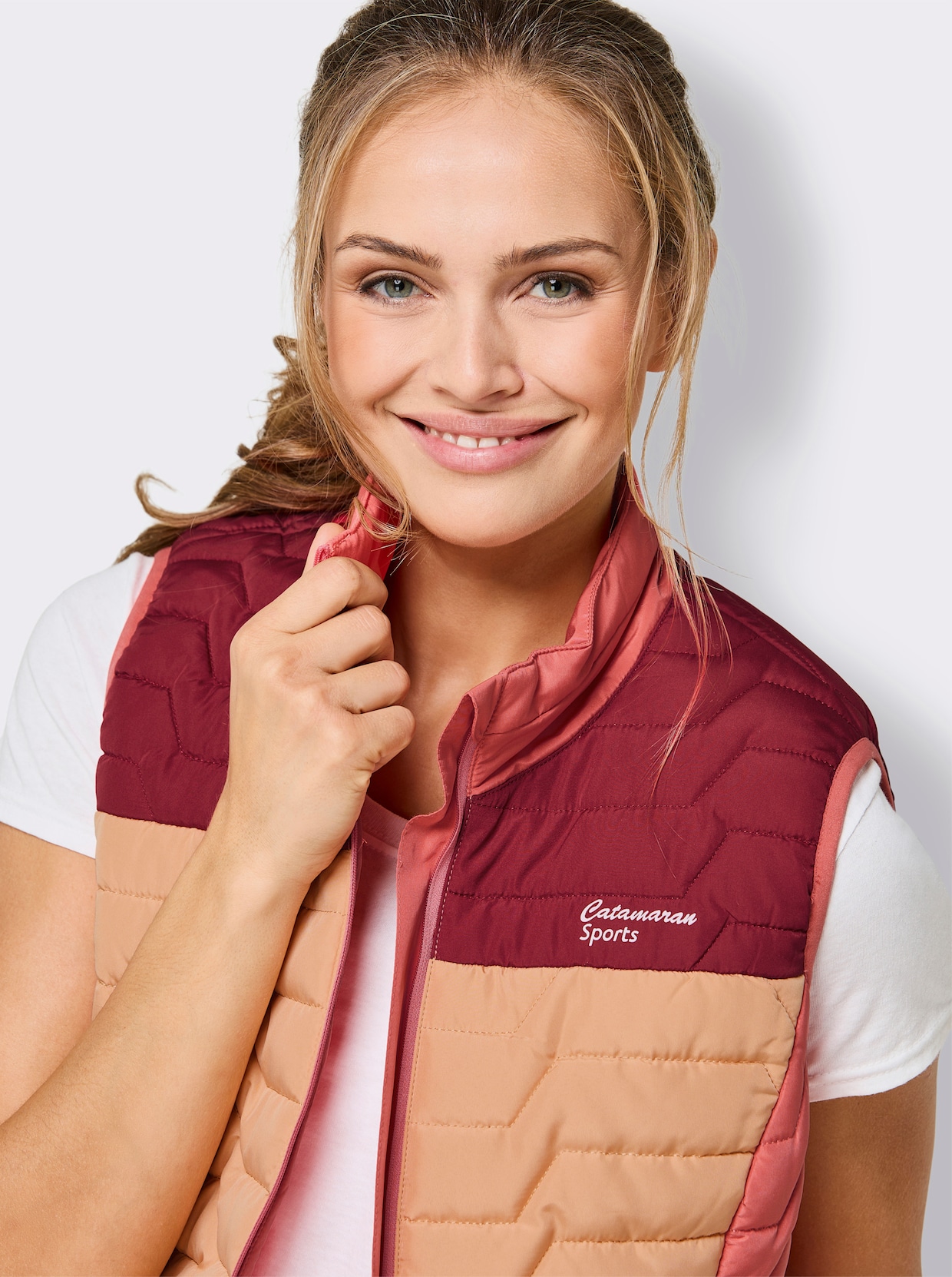 Catamaran Sports Steppweste - kirsche