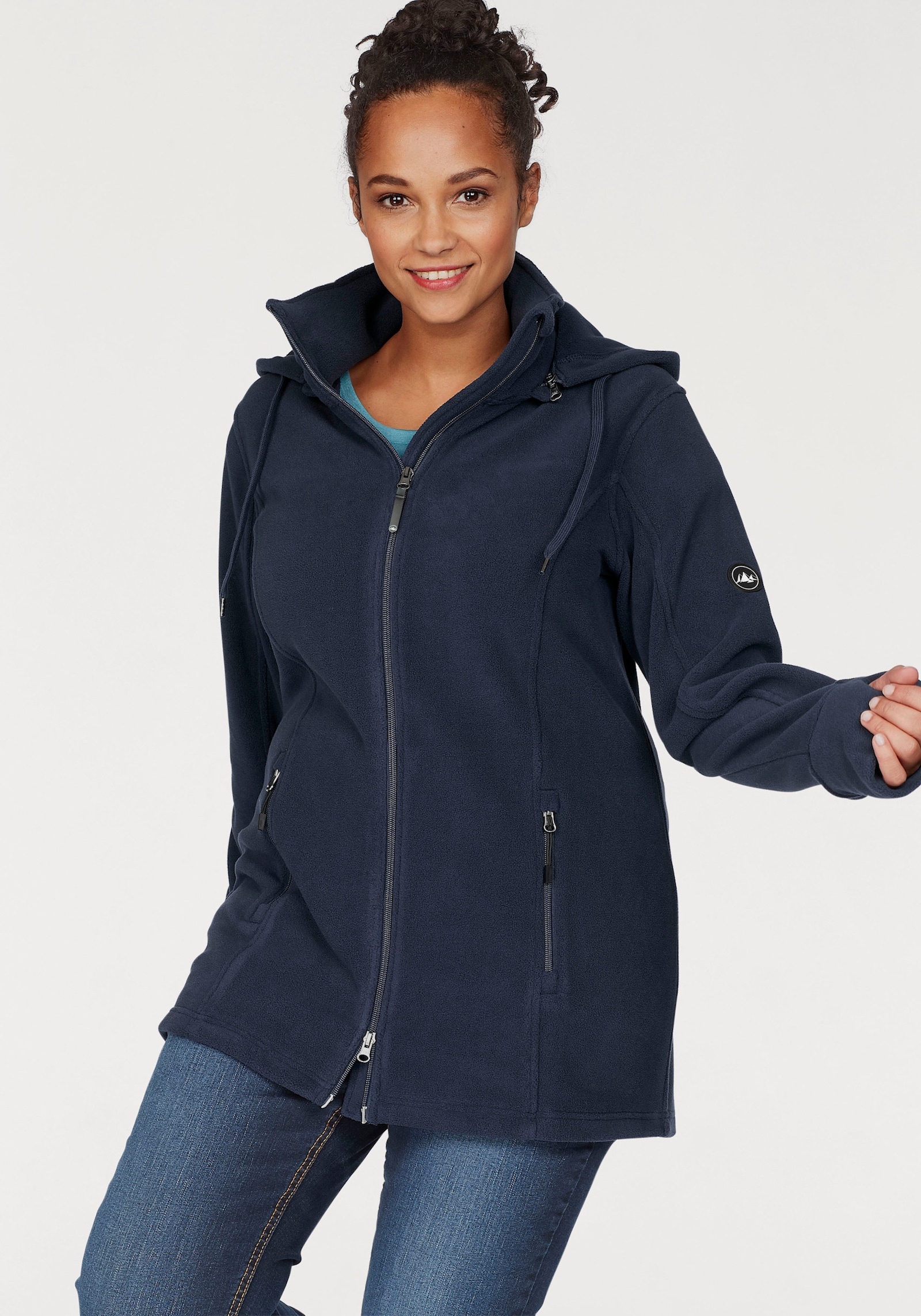 Polarino Fleecejacke - marine