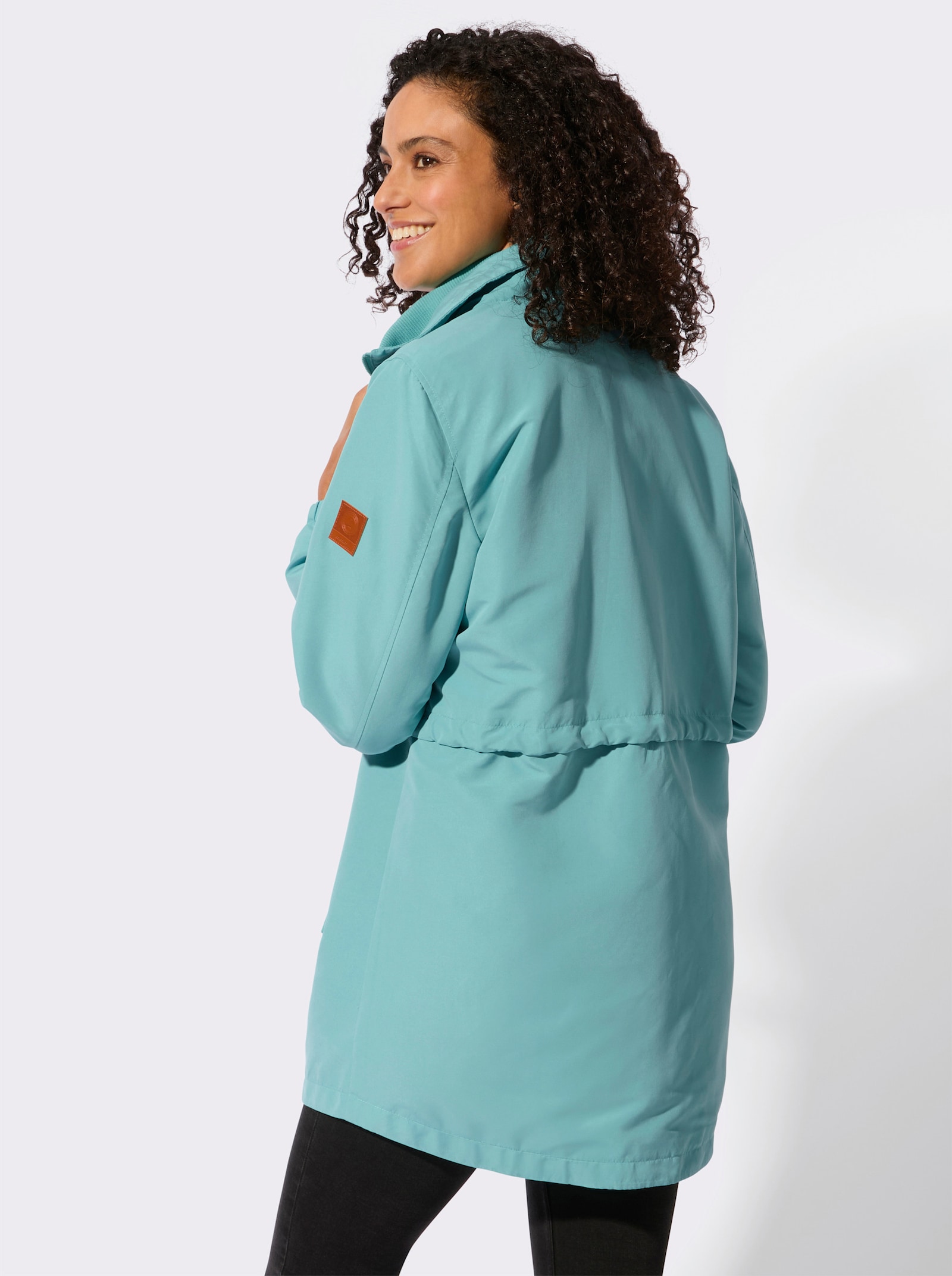 Parka mit 2-Wege-Reissverschluss - ozean