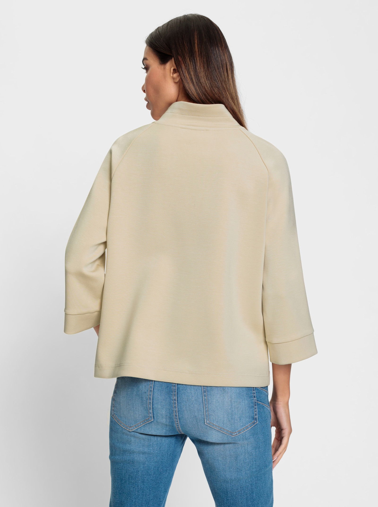 heine Sweatshirt mit 3/4-Arm - sand