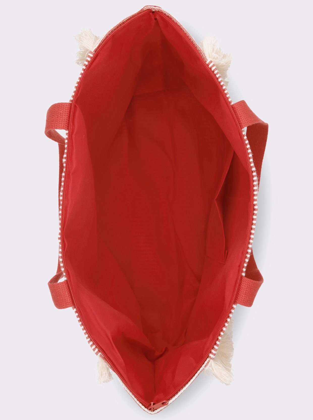 Strandtasche - rot-gestreift