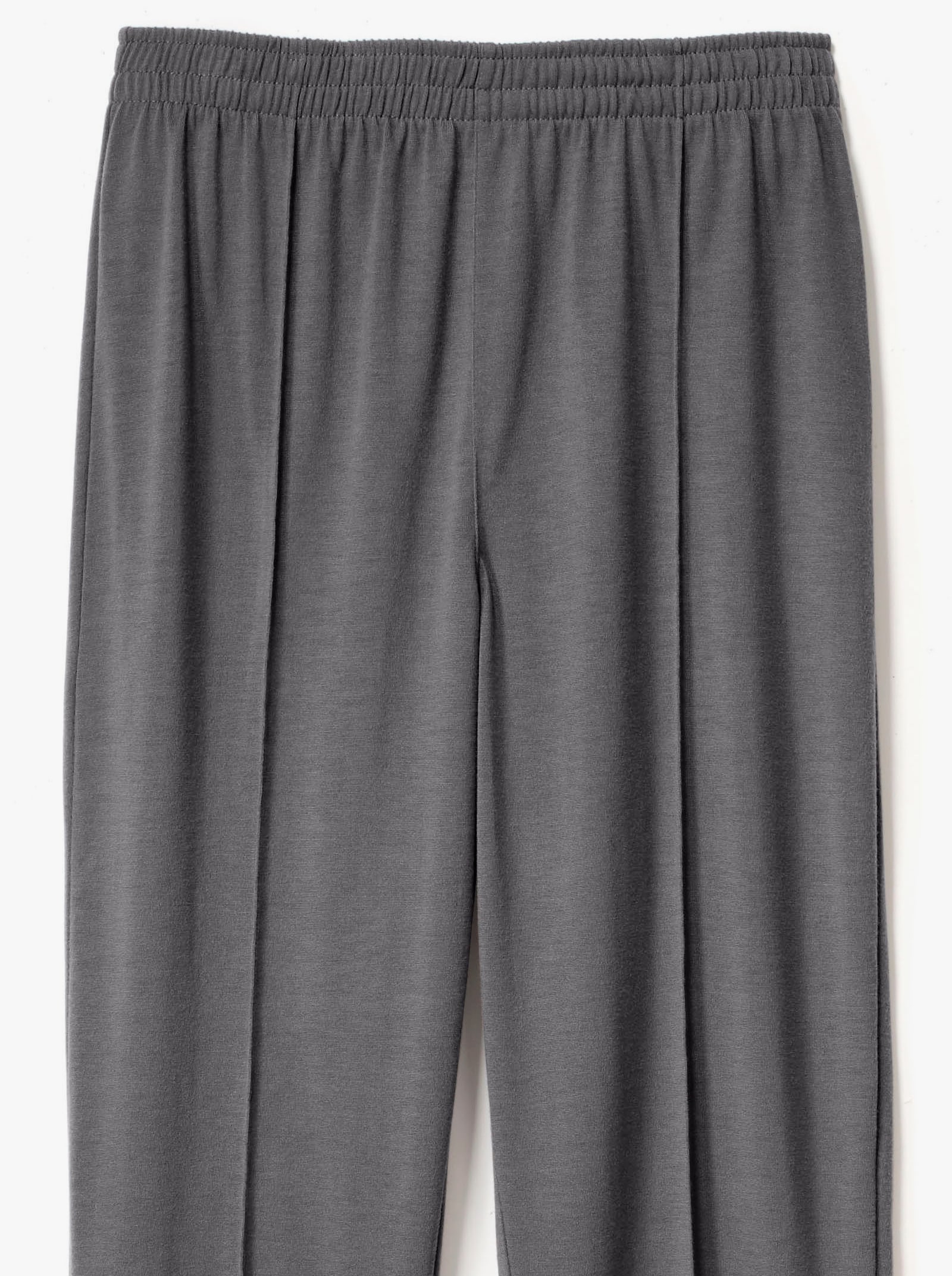 Bügelfaltenhose mit Steg - grau