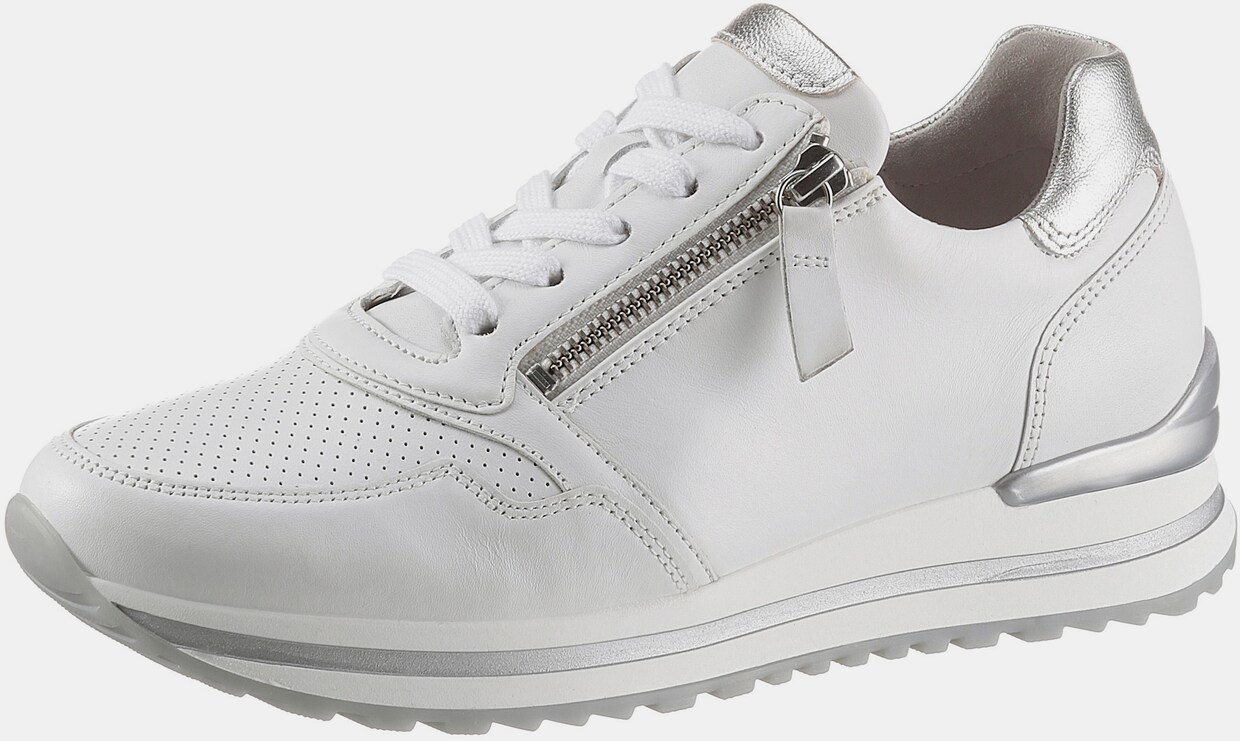 Gabor Keilsneaker - weiß-silberfarben
