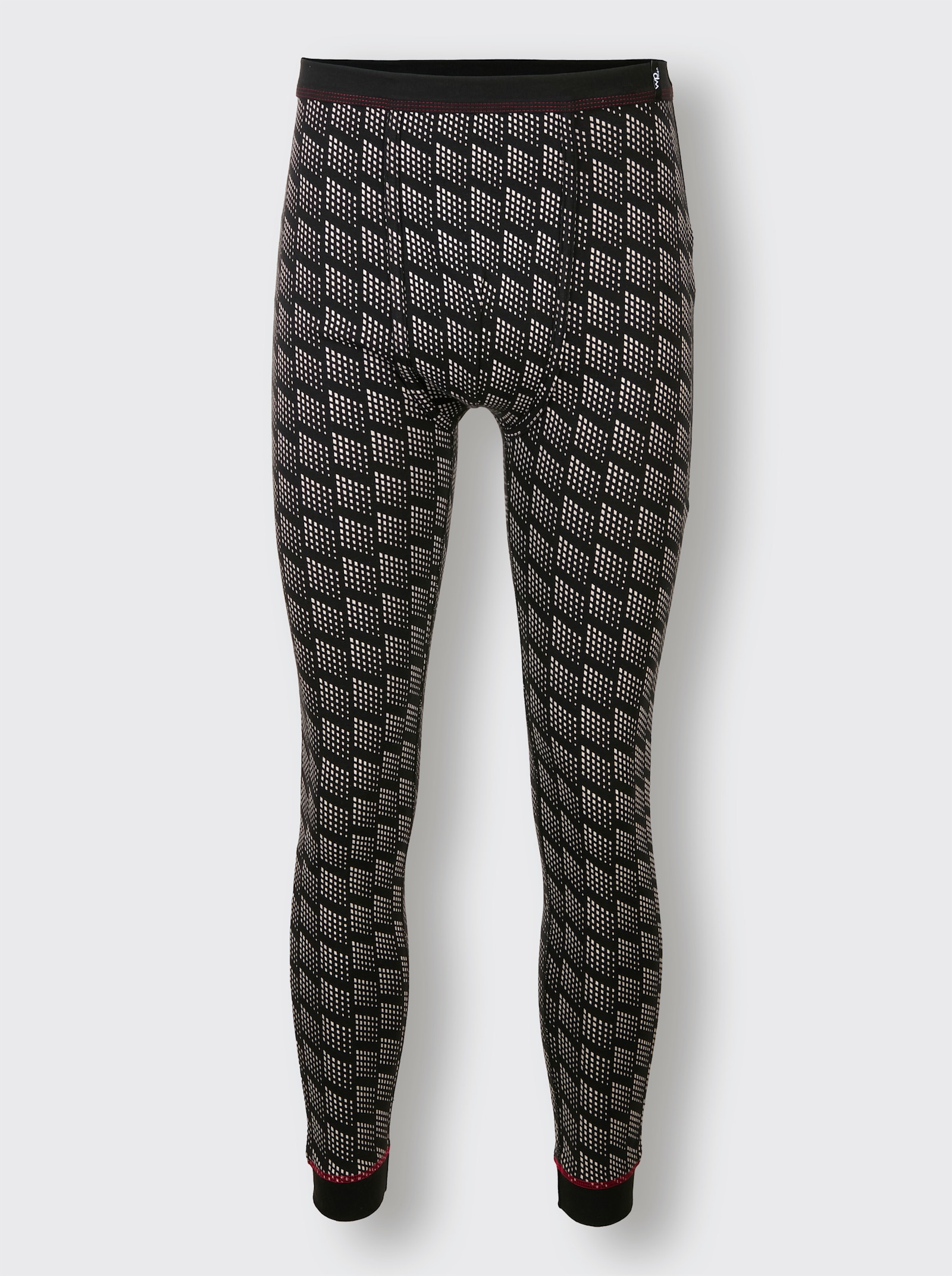 wäschepur men Pánské spodky - černá-potisk