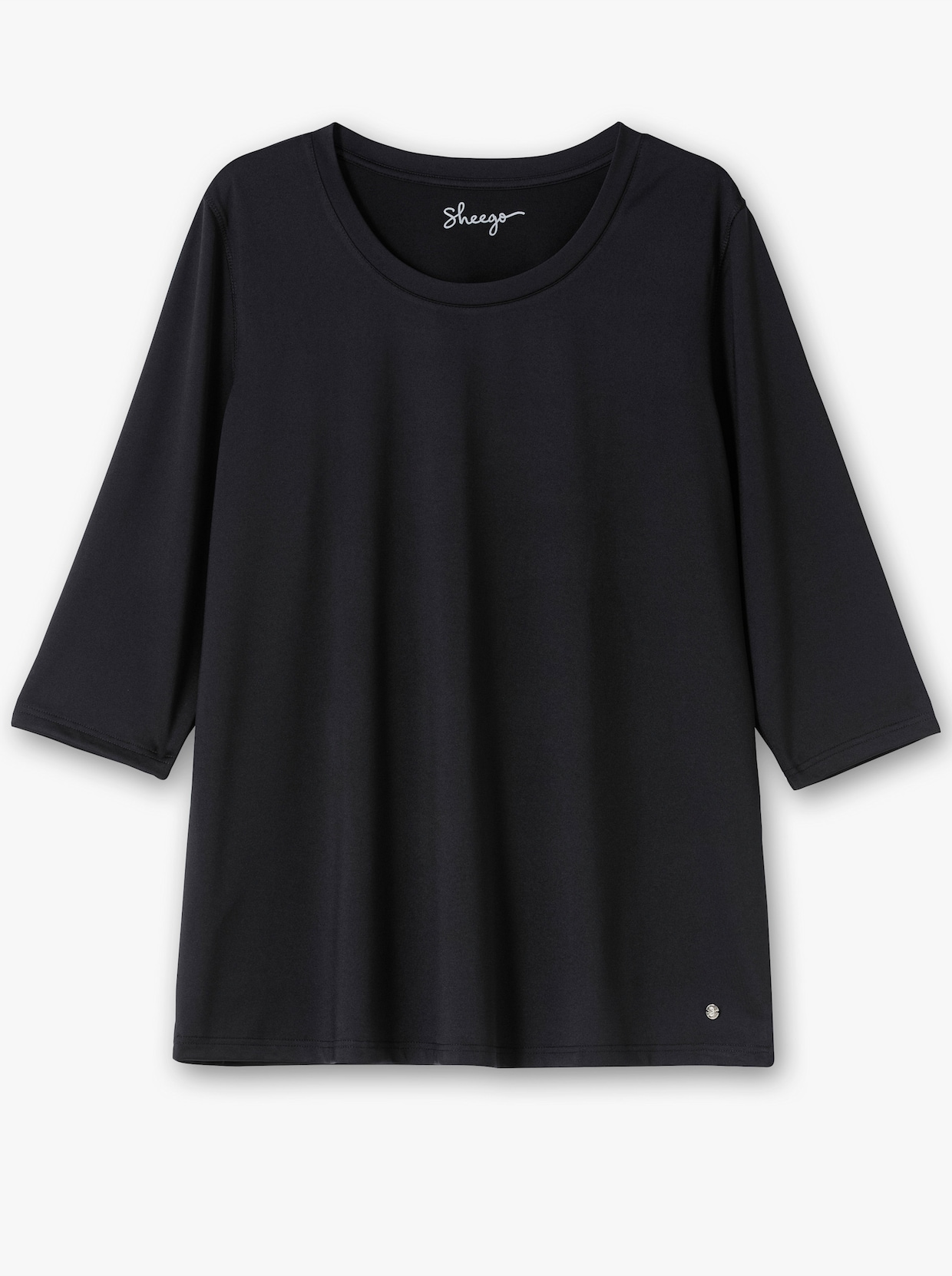 sheego Funktionsshirt - schwarz