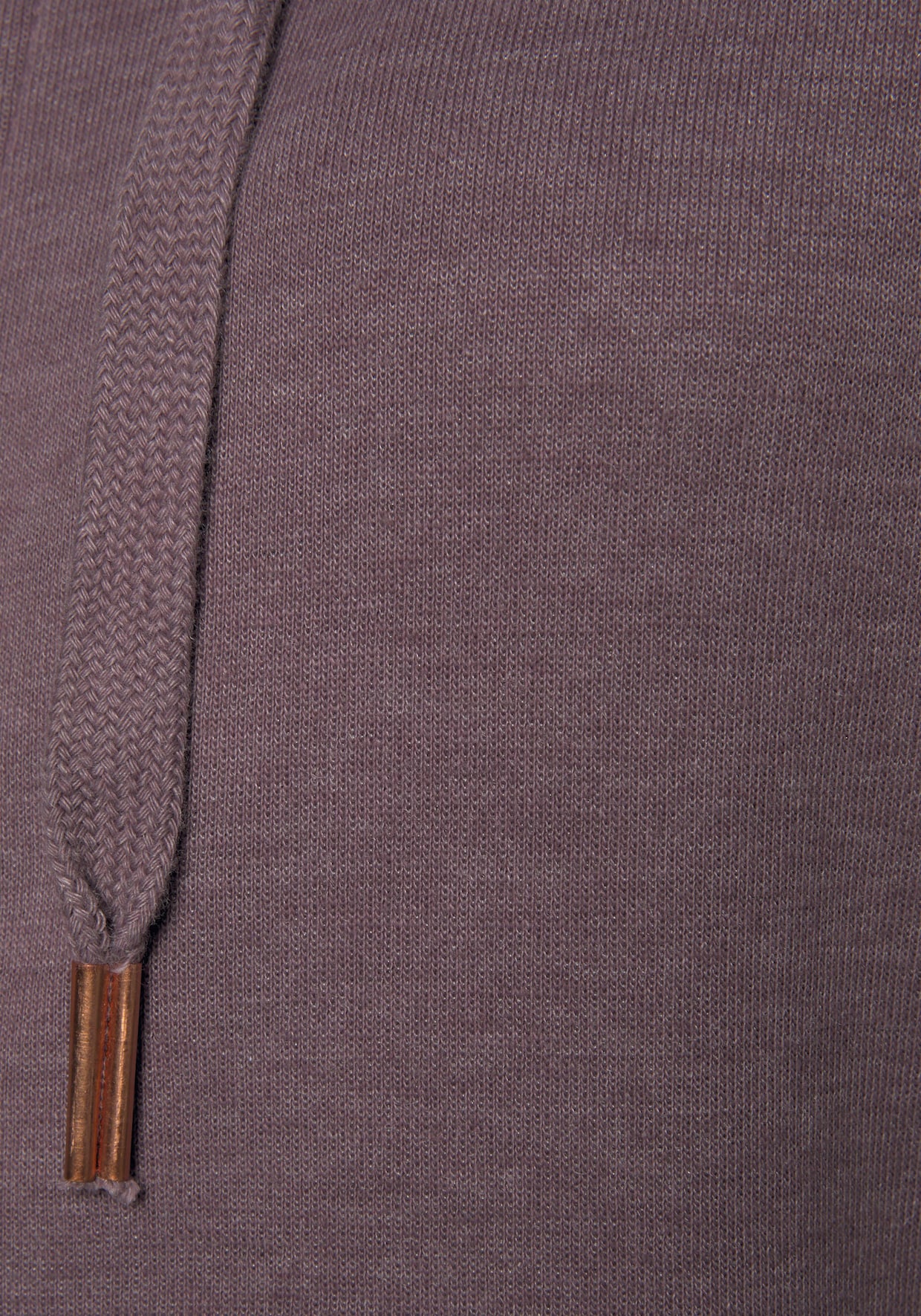 Sweatjacke - mauve-meliert