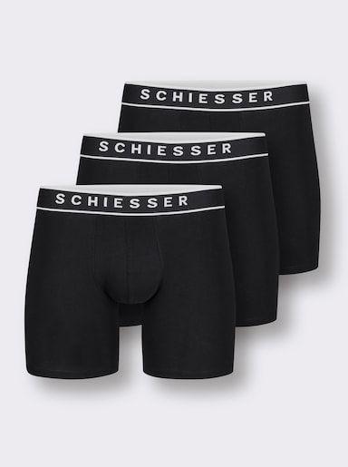 Schiesser Longpanty aus Single-Jersey - schwarz