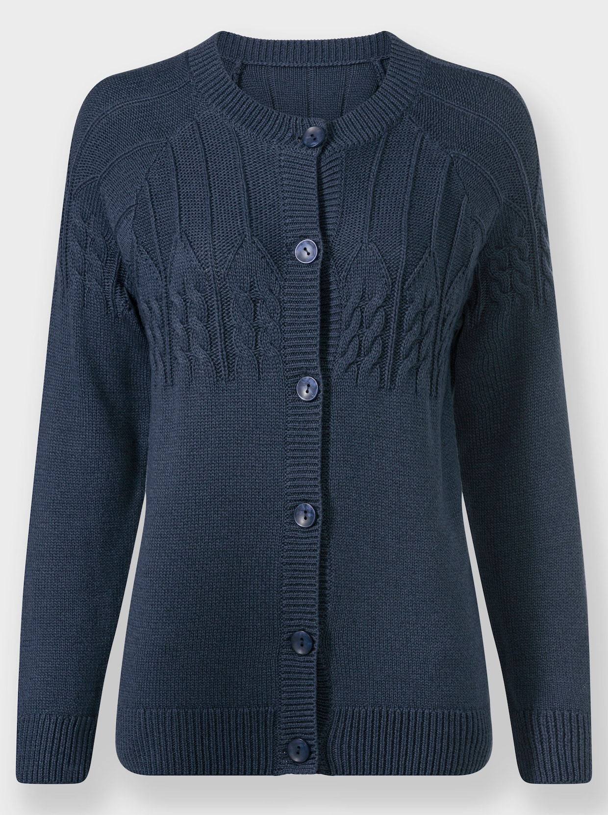 Vest - donkerblauw gemêleerd