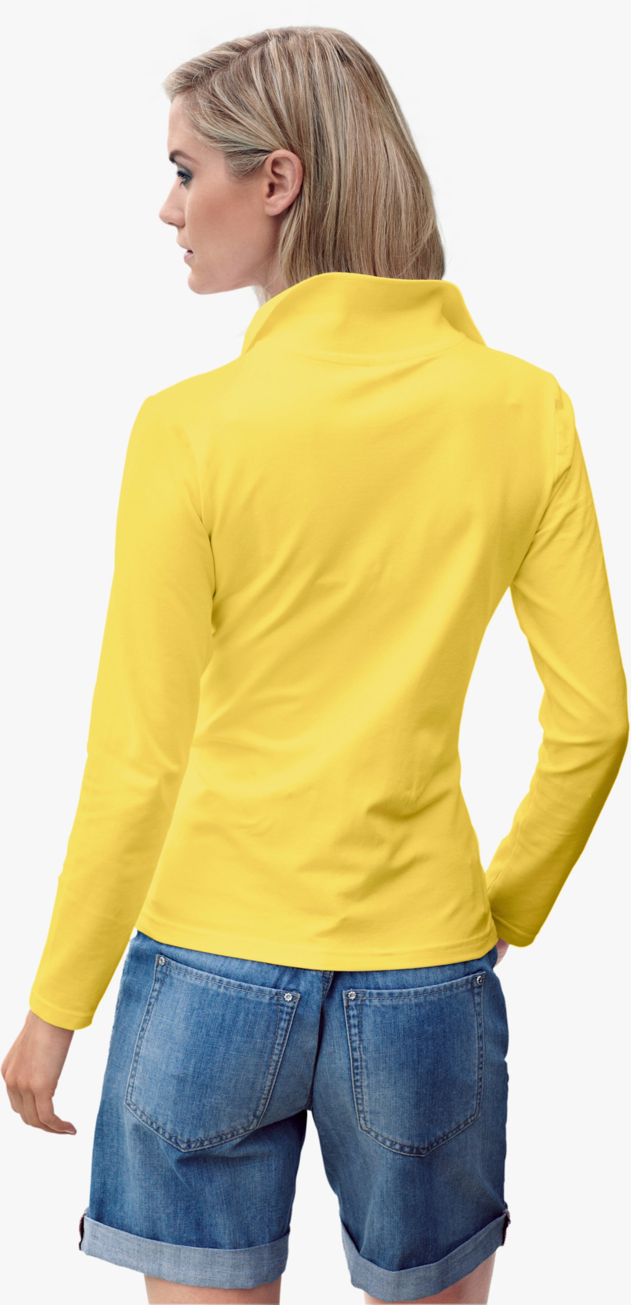 heine Poloshirt - geel