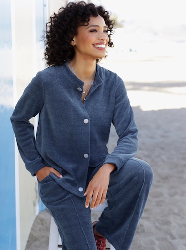heine Shirtjacke - dunkelblau