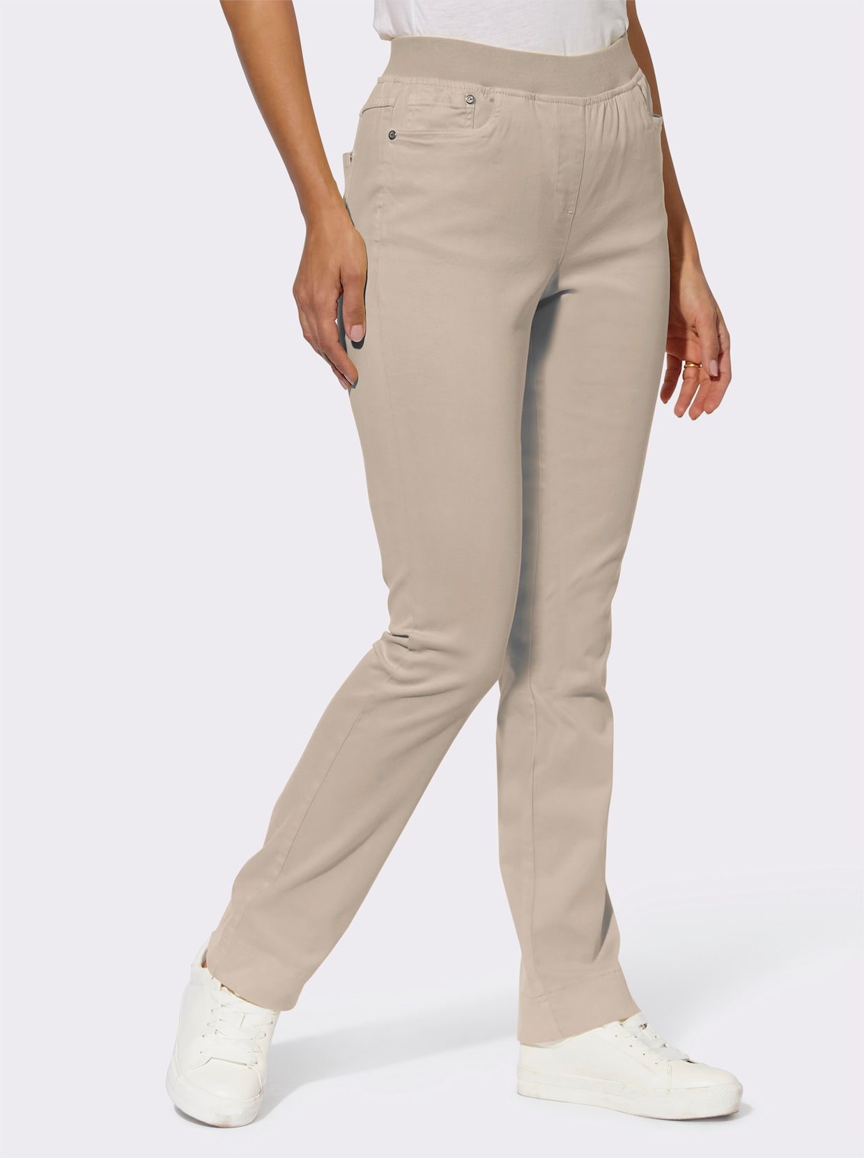 Schlupfhose - beige