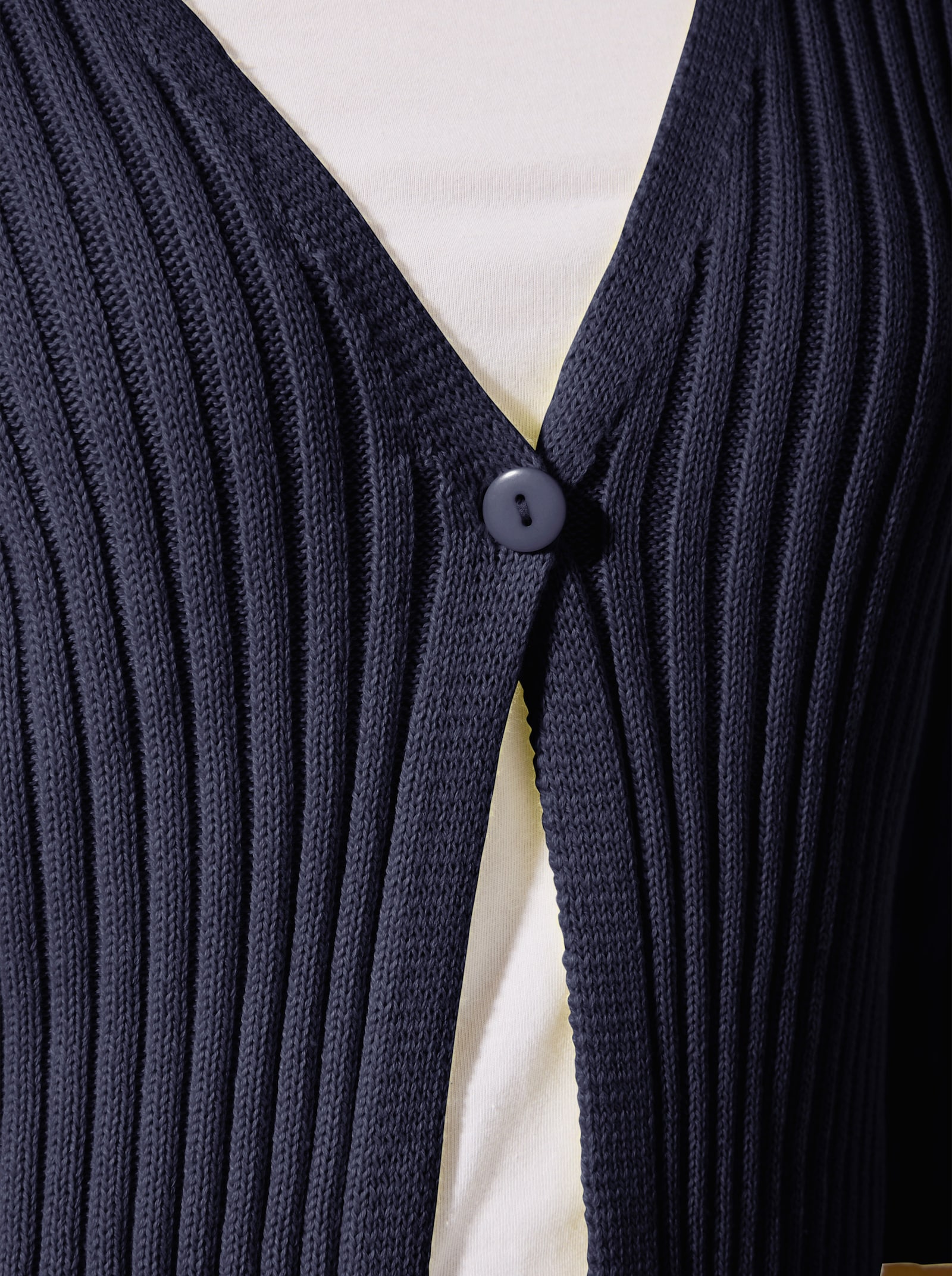 Bolero mit Knopfverschluss - marine