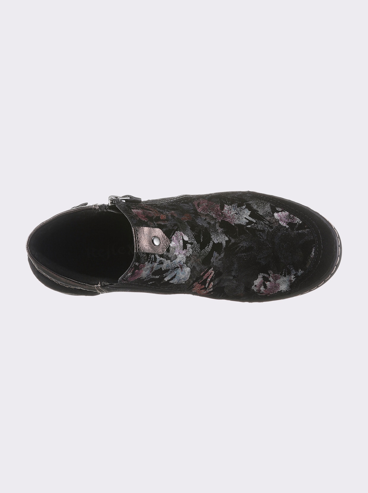 Reflexan Bottines - noir motif à fleurs