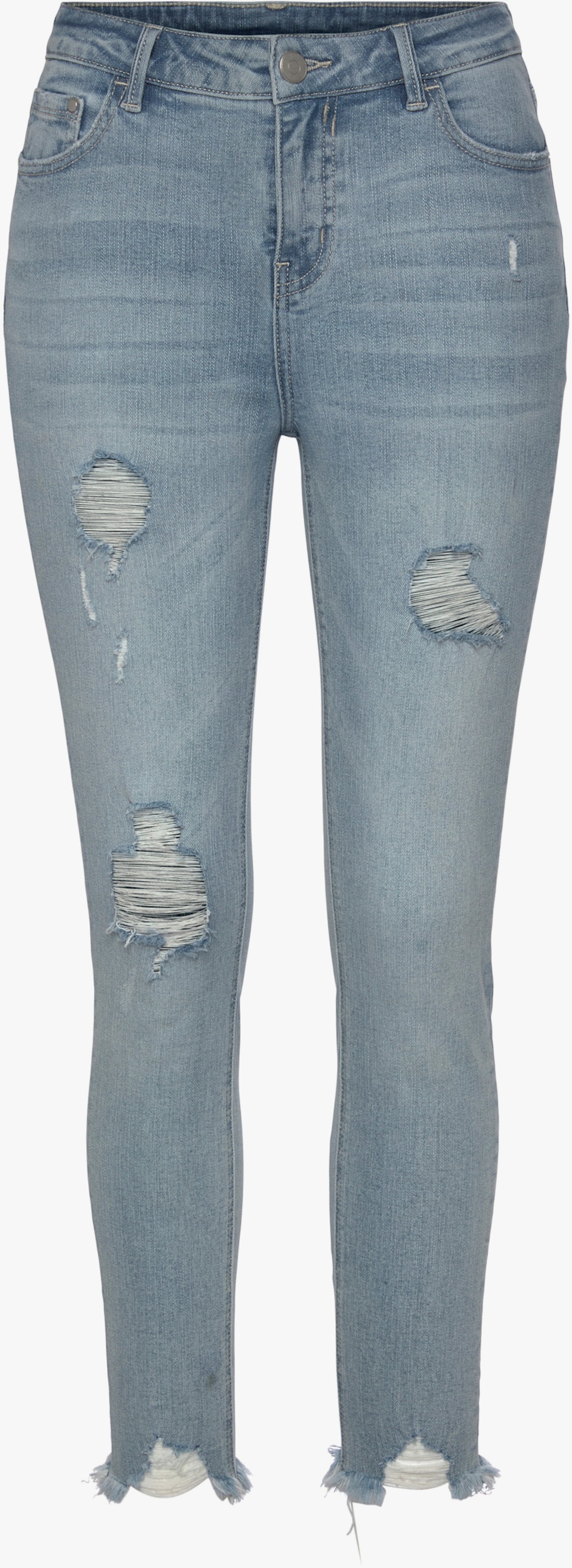 Buffalo Destroyed-Jeans - blue-washed